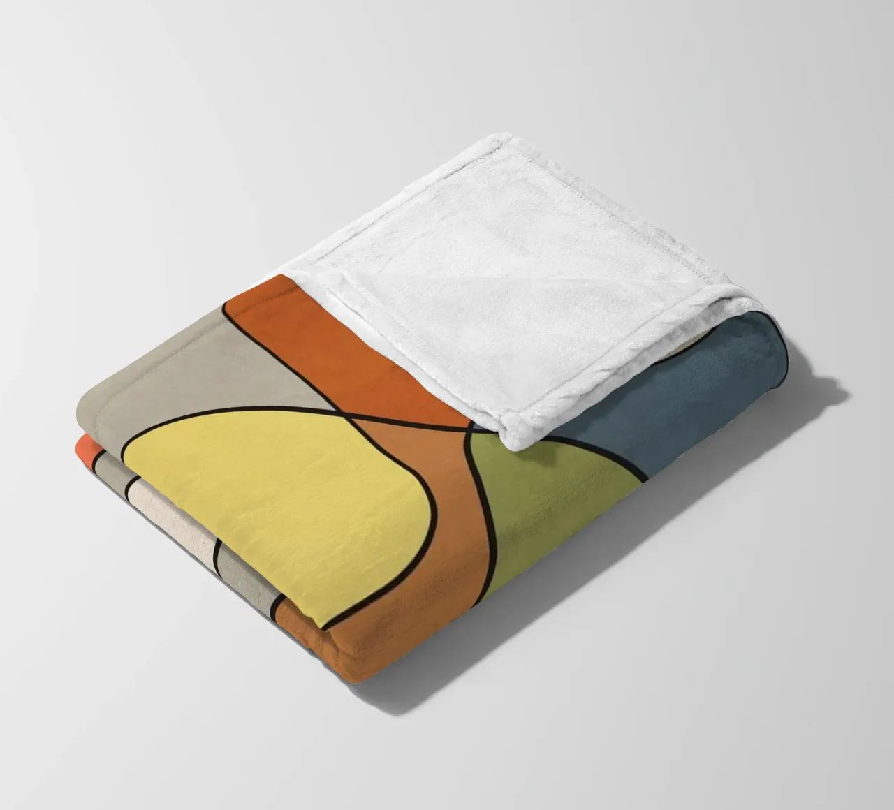 Abstract Line Art 08 coperta in pile da cityart