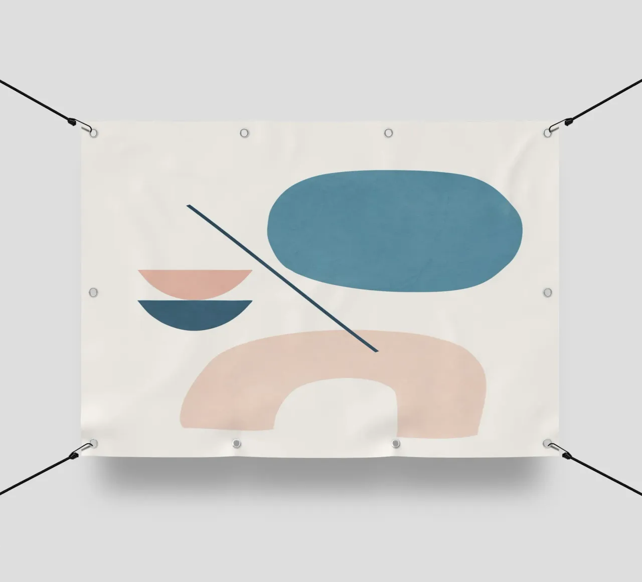 Abstract Minimal Shapes 31 telo in pvc da cityart