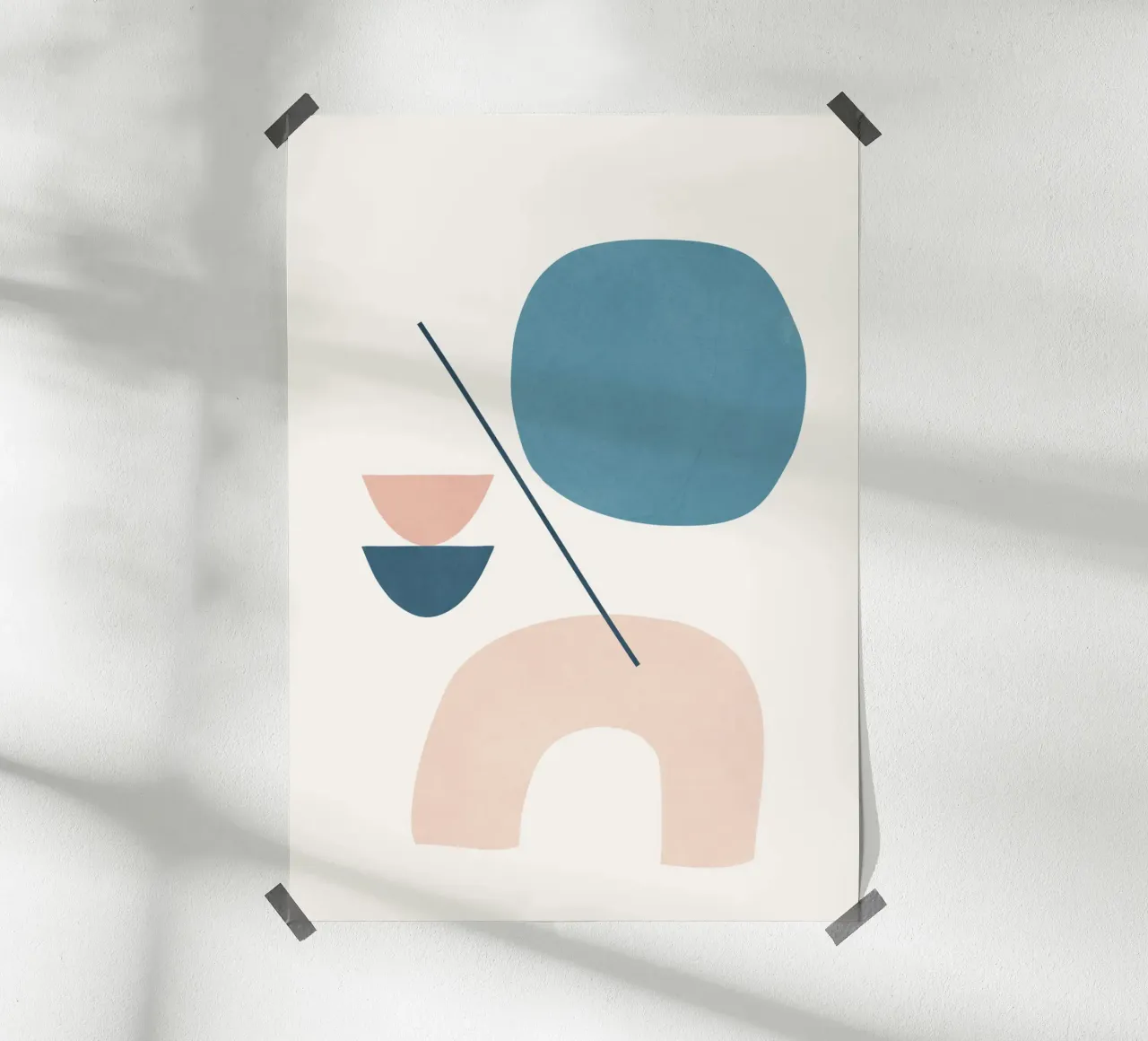 Abstract Minimal Shapes 31 carta hahnemühle da cityart