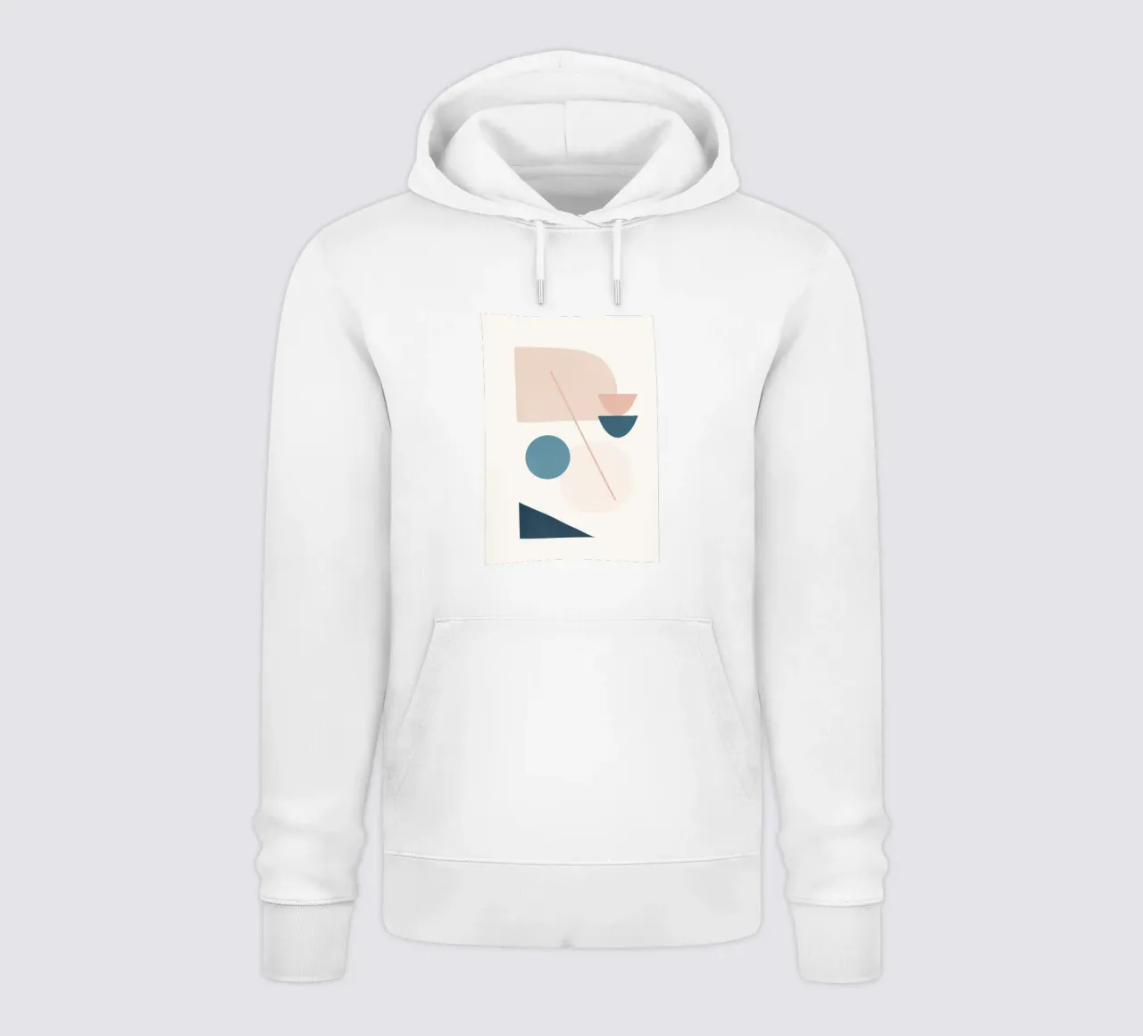 Abstract Minimal Shapes 32 felpa con cappuccio da cityart