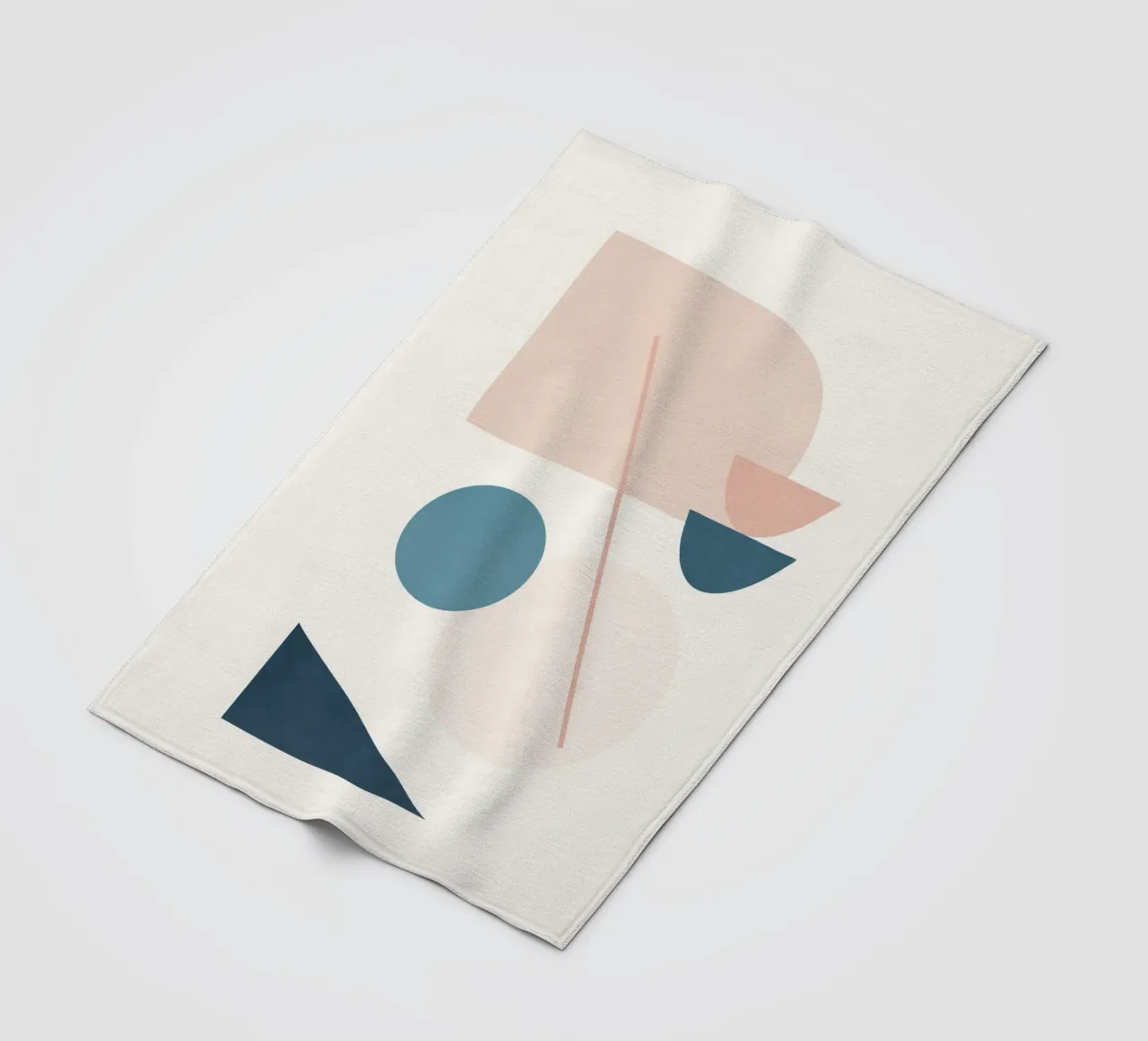 Abstract Minimal Shapes 32 coperta in pile da cityart