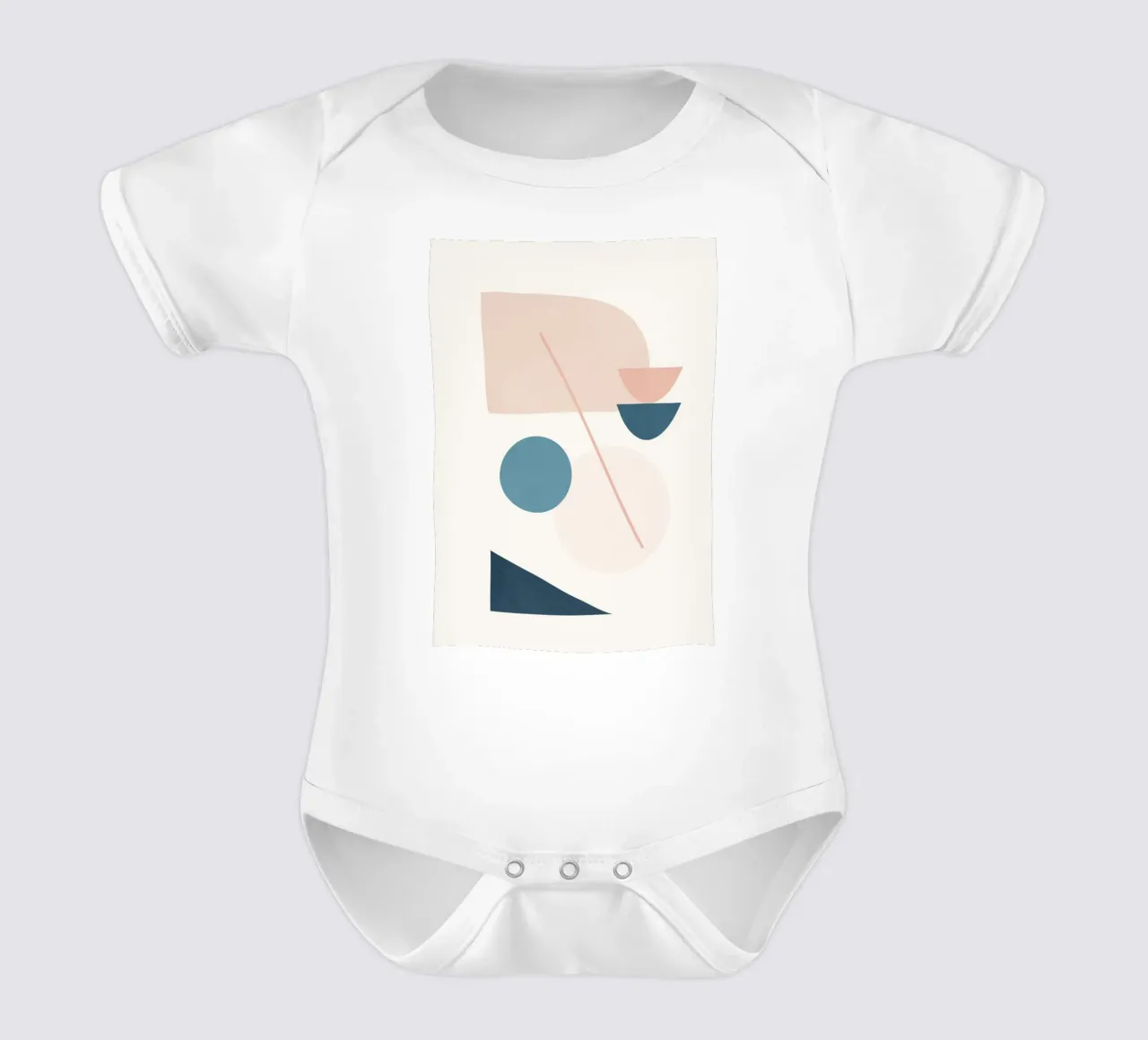 Abstract Minimal Shapes 32 body neonato maniche corte da cityart