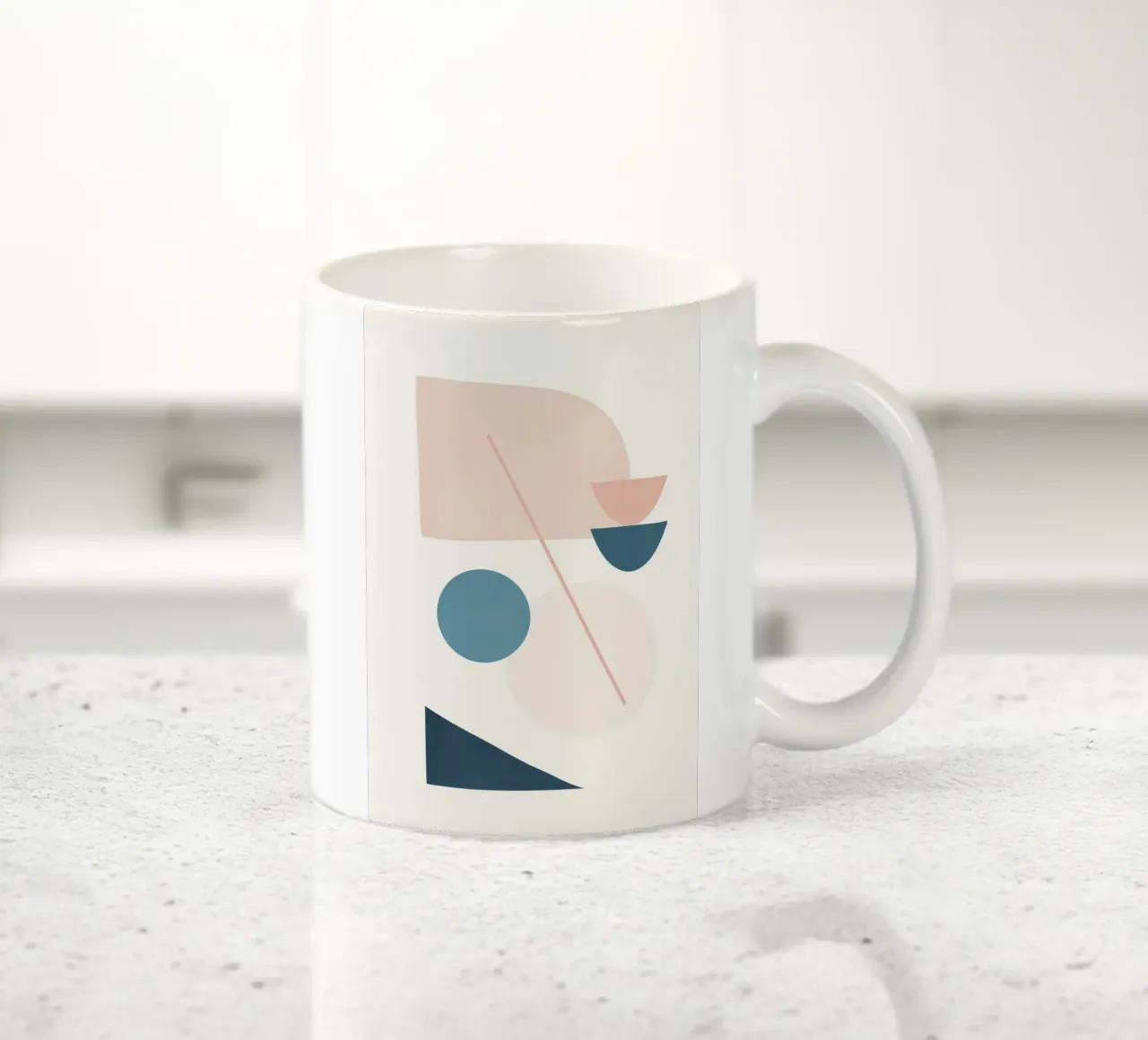 Abstract Minimal Shapes 32 tazza in ceramica da cityart