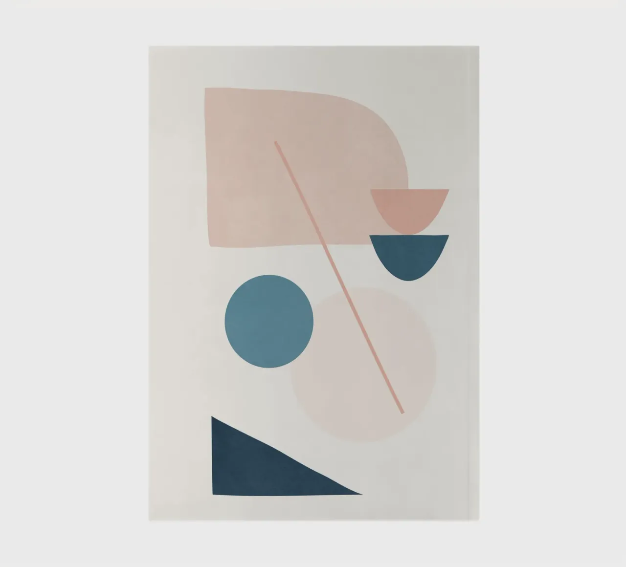 Abstract Minimal Shapes 32 notebook by cityart