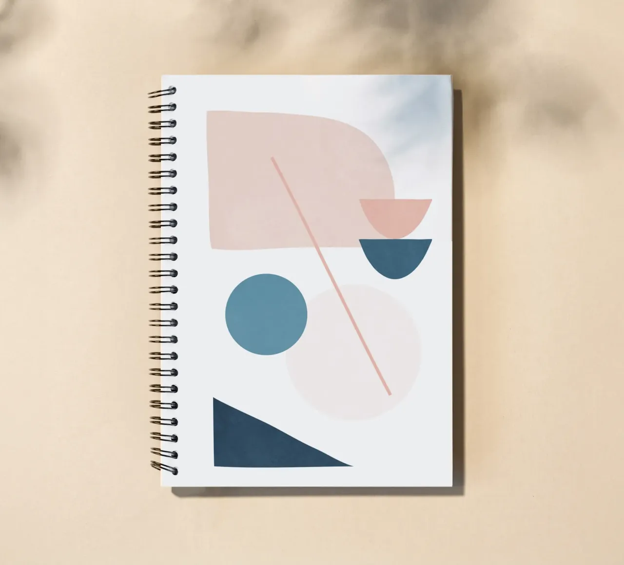 Abstract Minimal Shapes 32 diario ad anelli da cityart