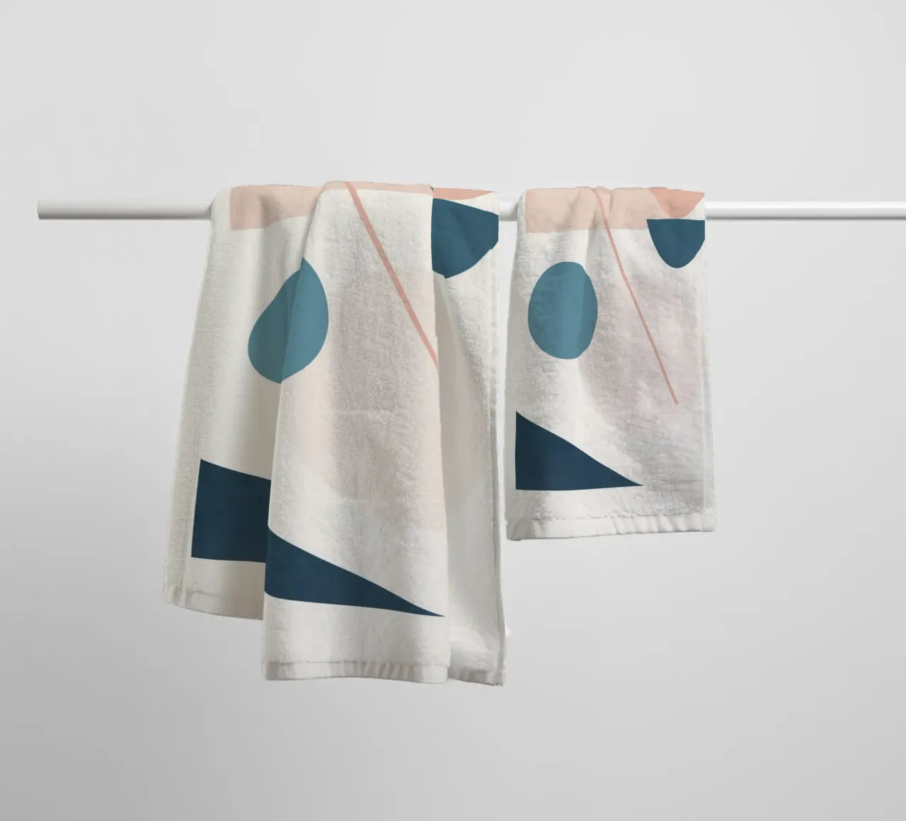 Abstract Minimal Shapes 32 asciugamano da bagno da cityart