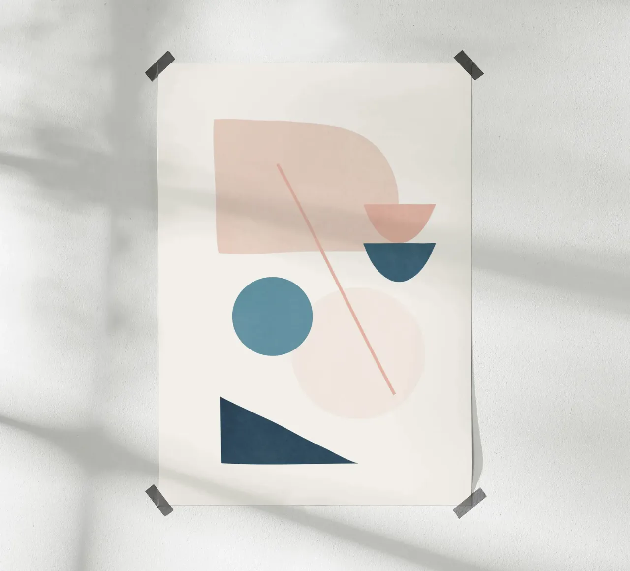 Abstract Minimal Shapes 32 carta hahnemühle da cityart