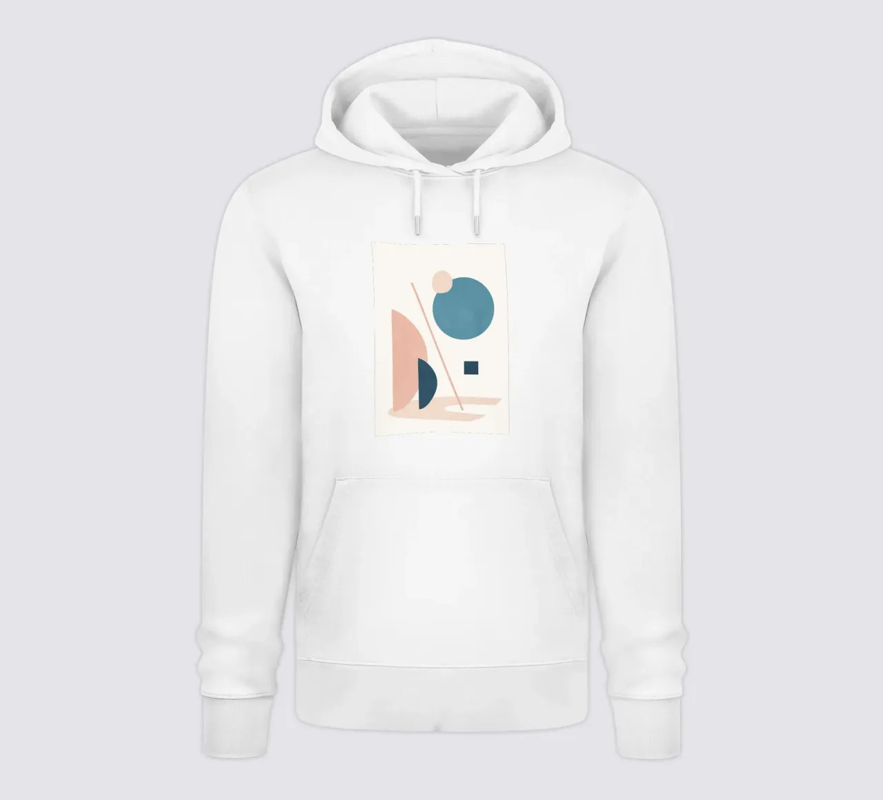 Abstract Minimal Shapes 34 felpa con cappuccio da cityart