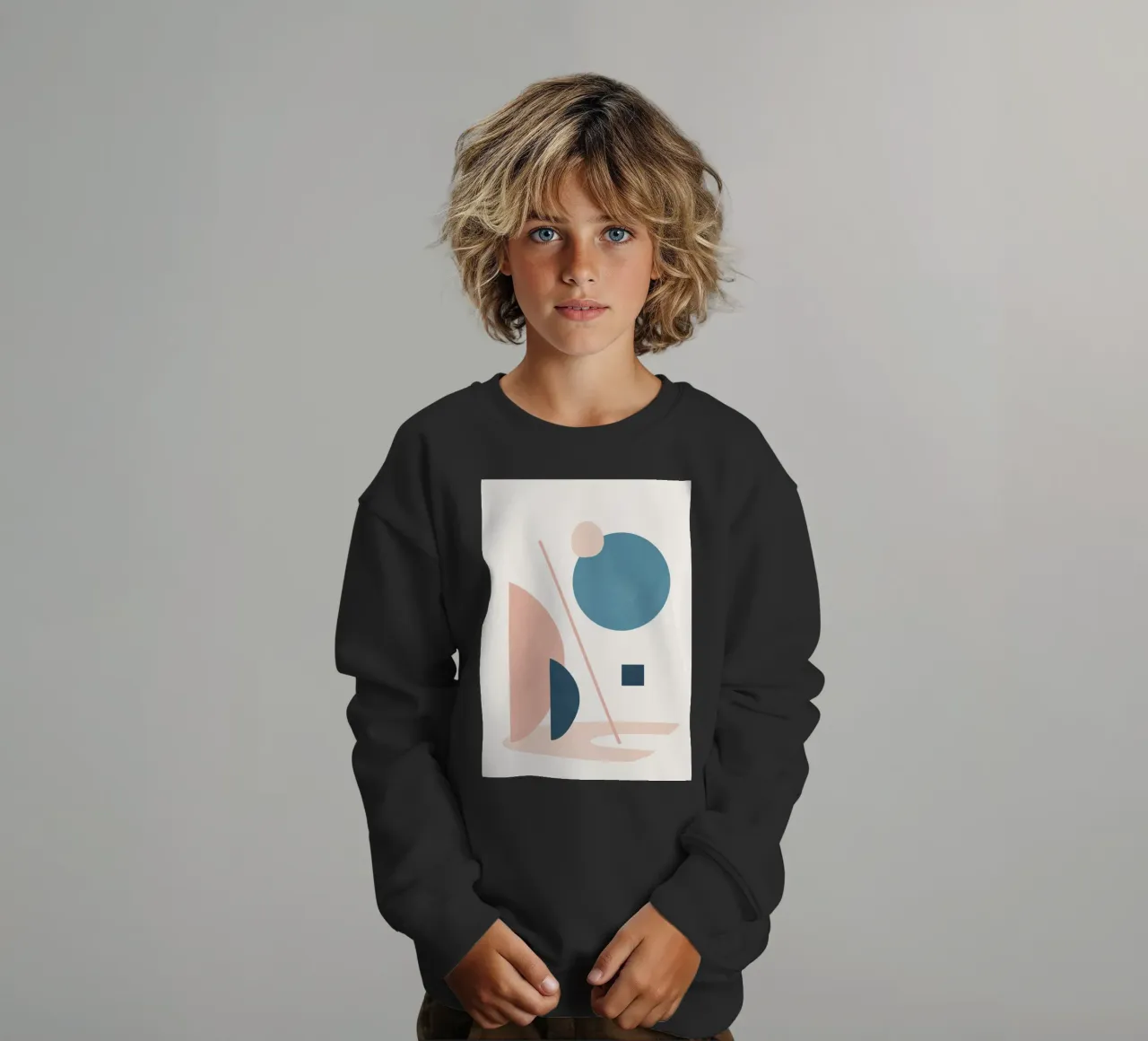 Abstract Minimal Shapes 34 felpa bambino da cityart