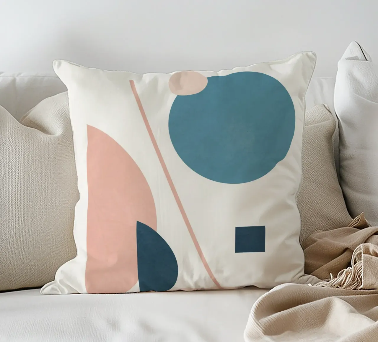 Abstract Minimal Shapes 34 cuscino da cityart