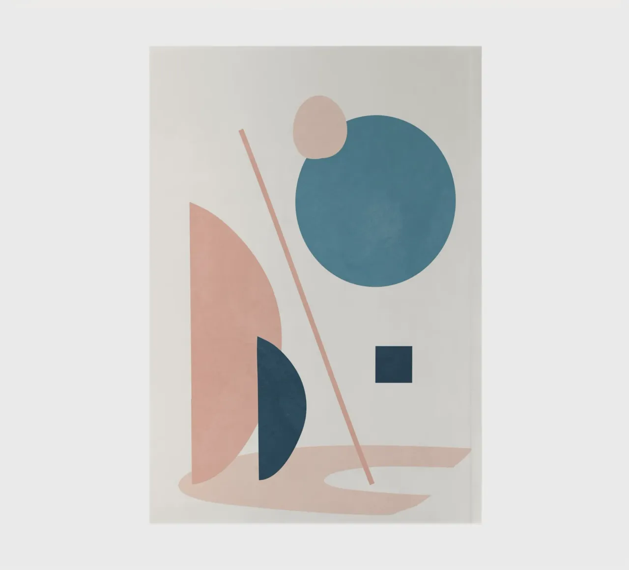 Abstract Minimal Shapes 34 notebook by cityart