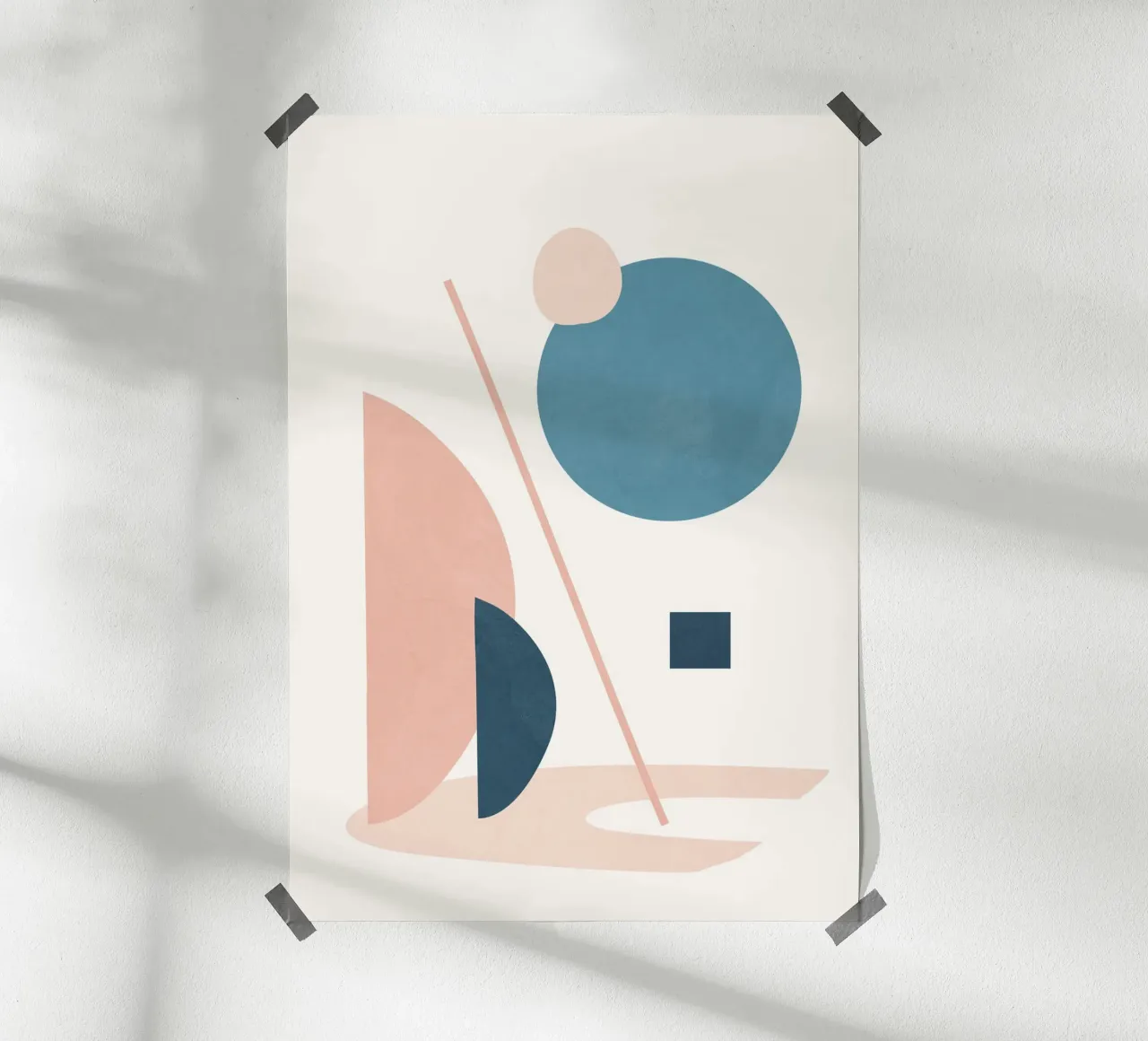 Abstract Minimal Shapes 34 carta hahnemühle da cityart