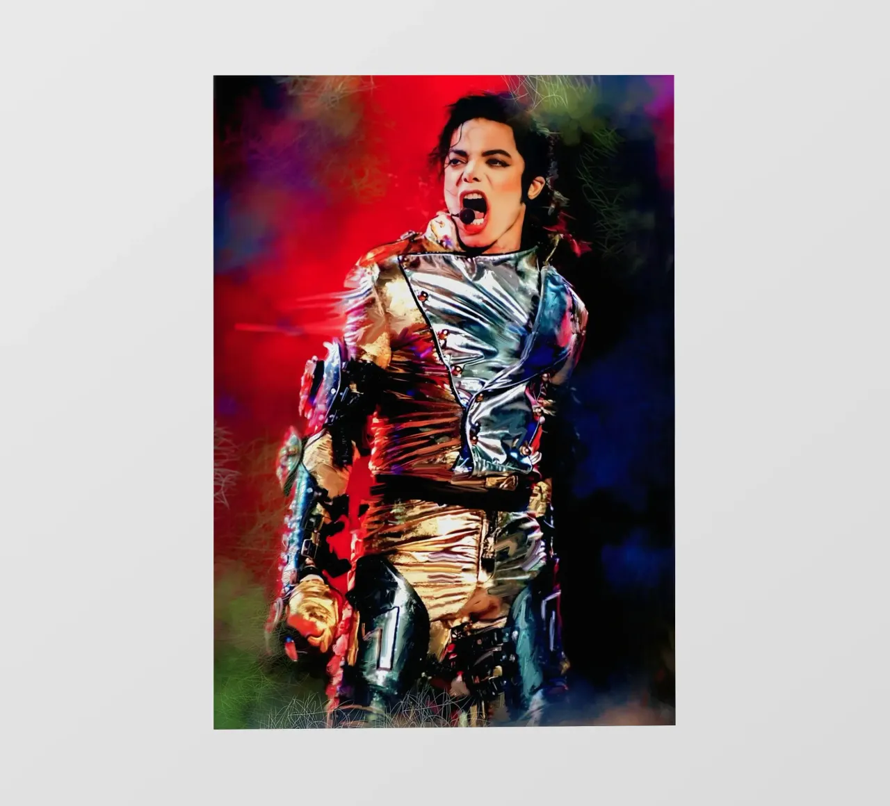 Michael Jackson the legend pellicola backlit da Lembayung art