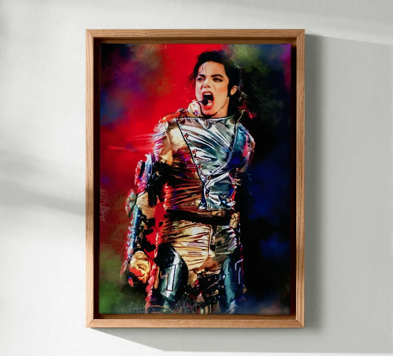 Michael Jackson the legend canvas by Lembayung art