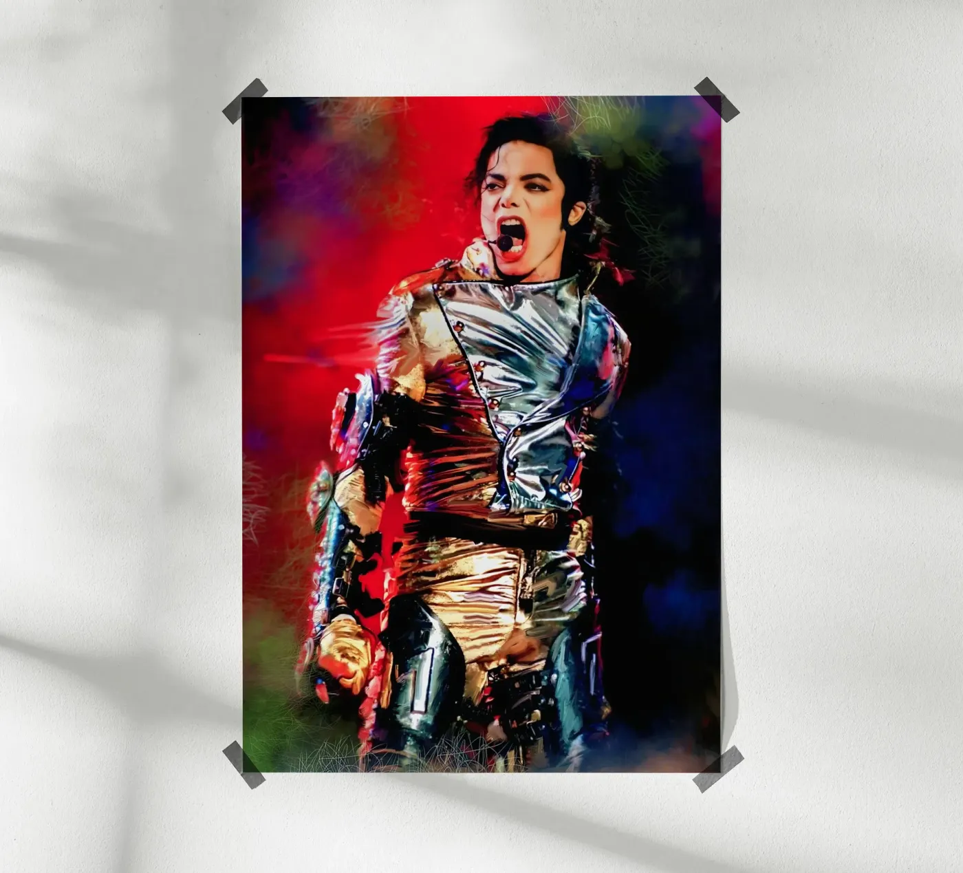 Michael Jackson the legend poster da Lembayung art