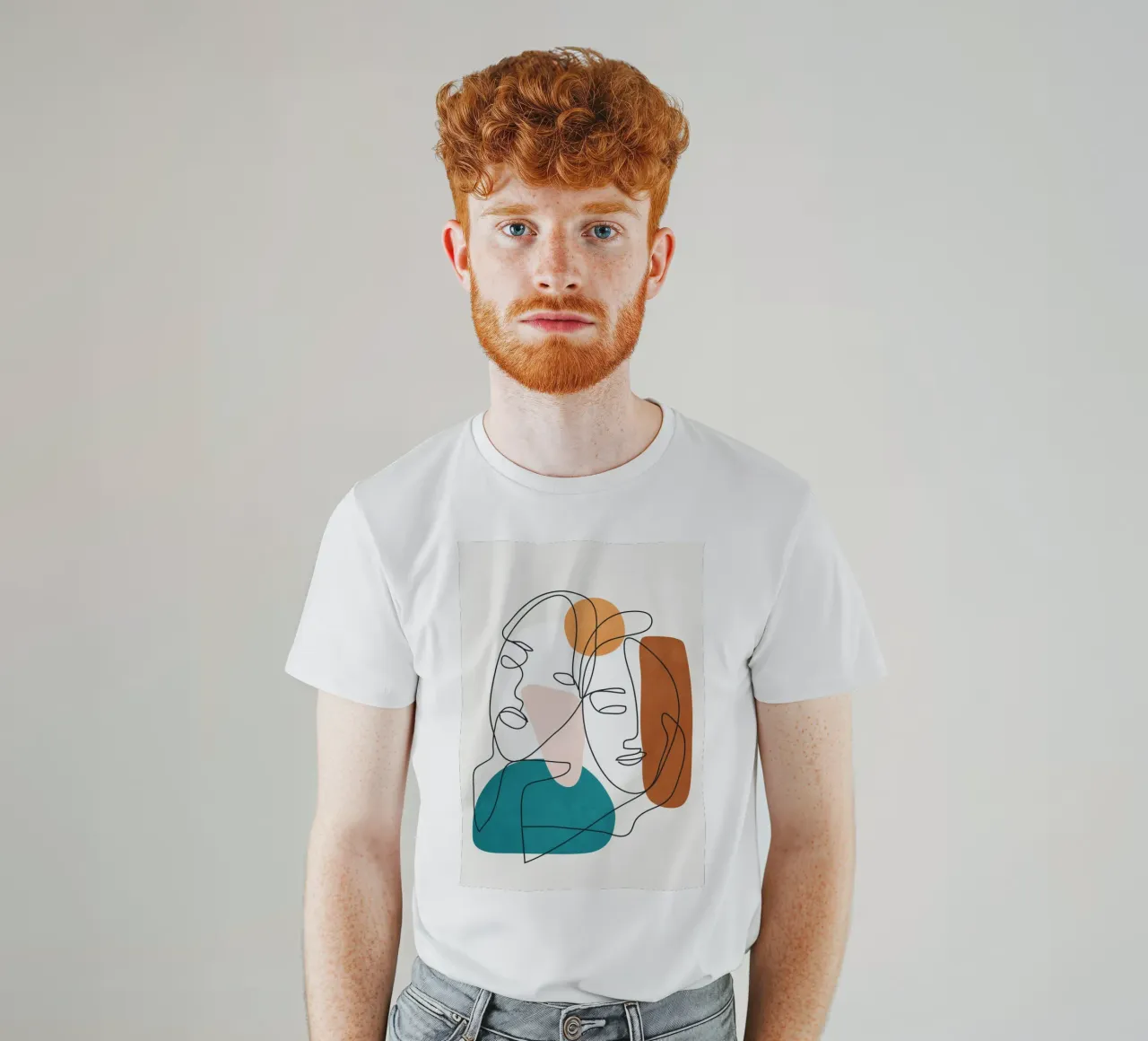 Abstract Faces 9 t-shirt da cityart