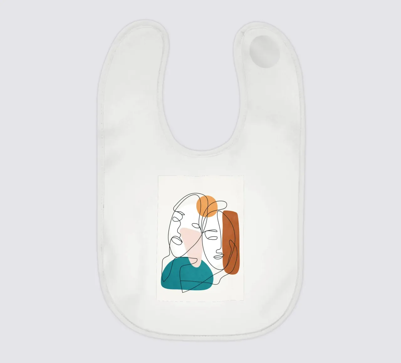 Abstract Faces 9 bavaglino da cityart