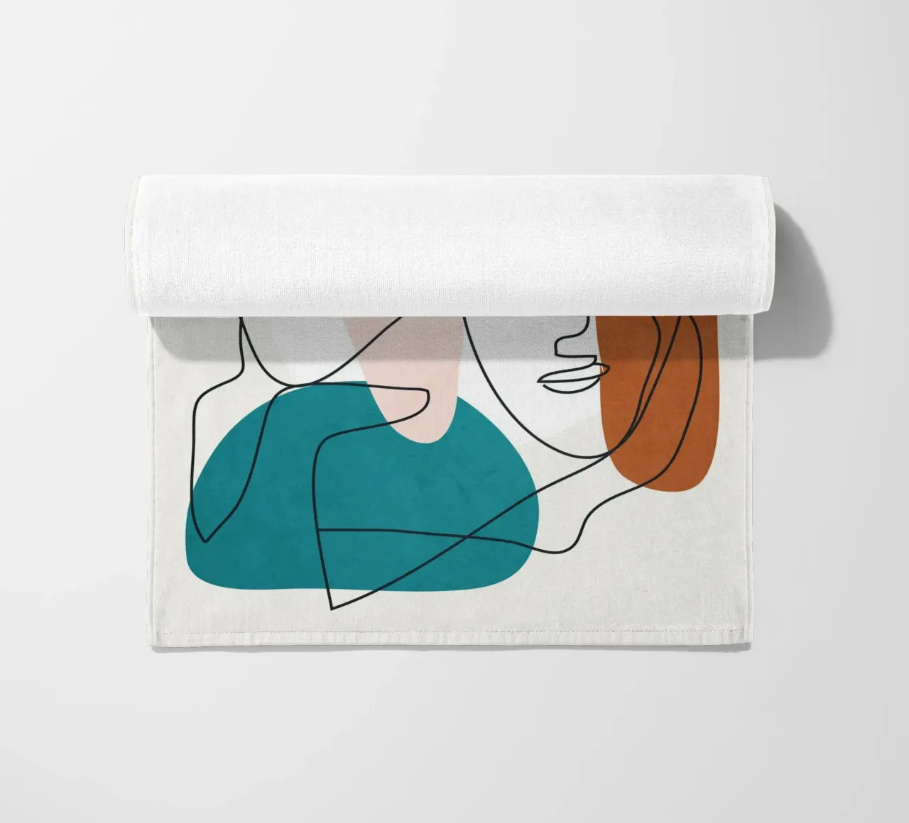 Abstract Faces 9 telo mare da cityart