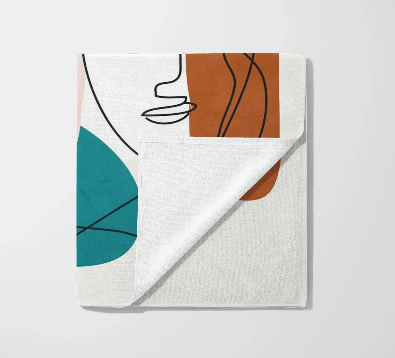 Abstract Faces 9 telo mare da cityart