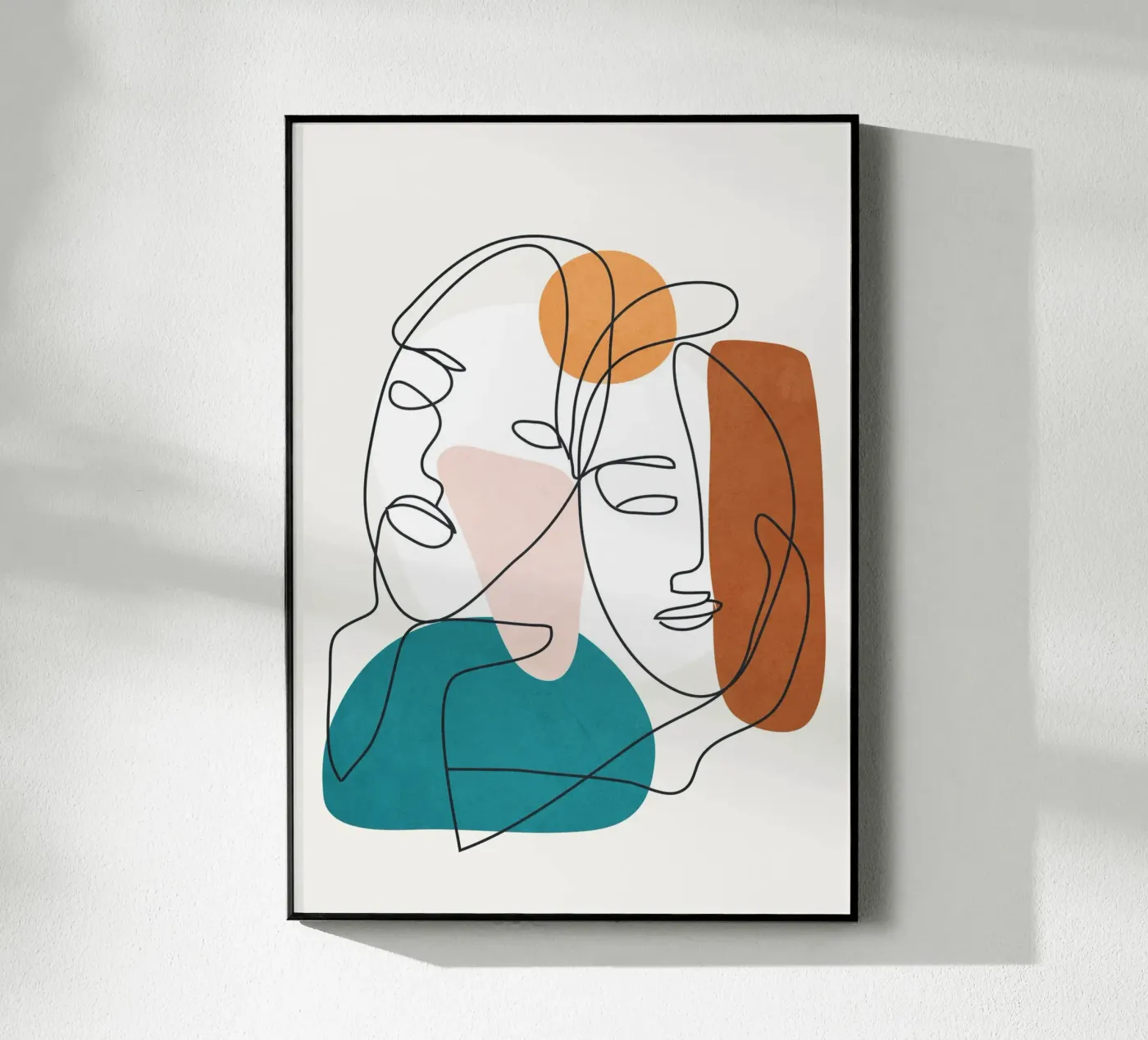 Abstract Faces 9 plexiglas de cityart