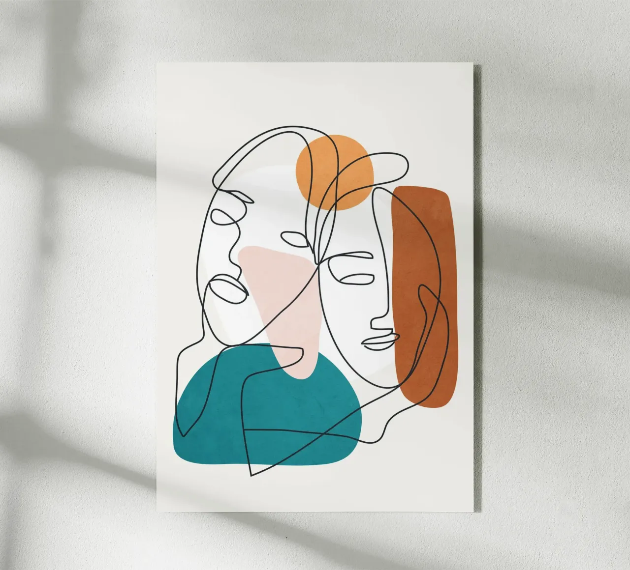 Abstract Faces 9 plexiglass da cityart