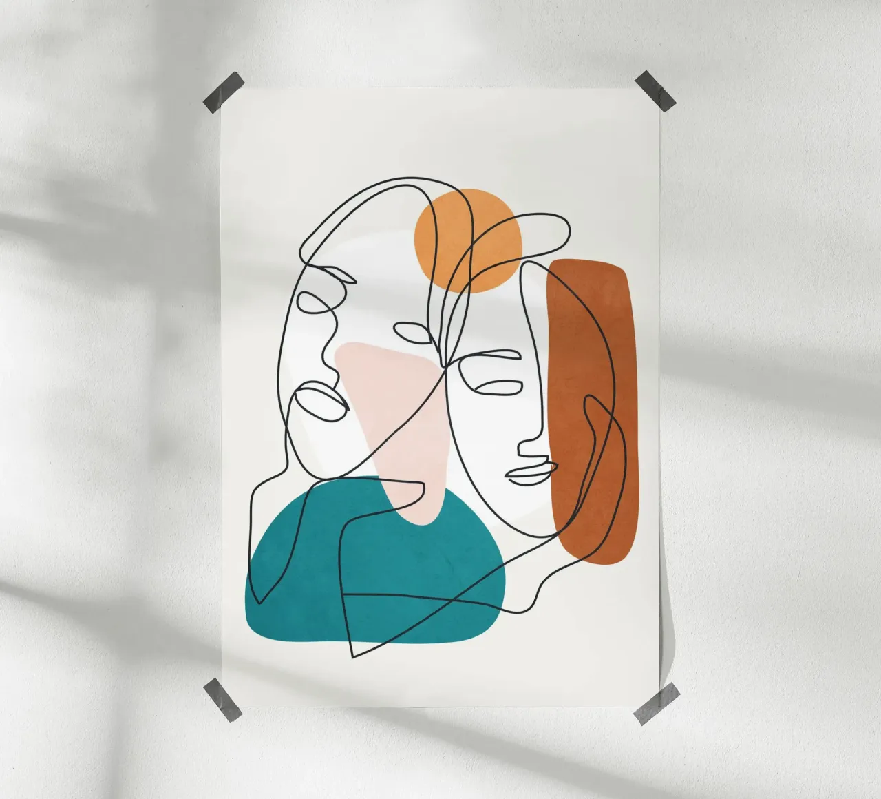 Abstract Faces 9 poster da cityart