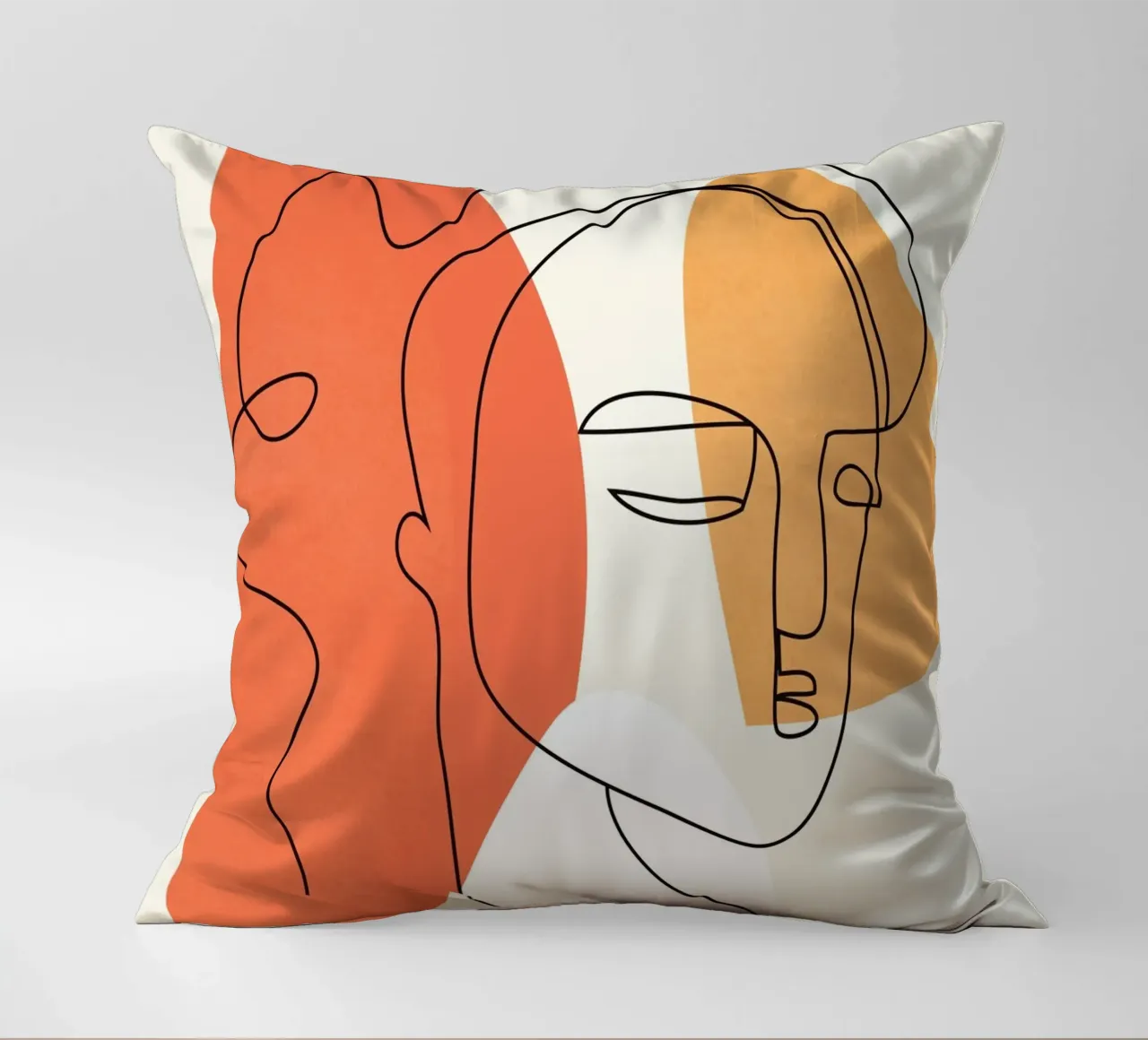 Abstract Faces 10 cuscino da cityart
