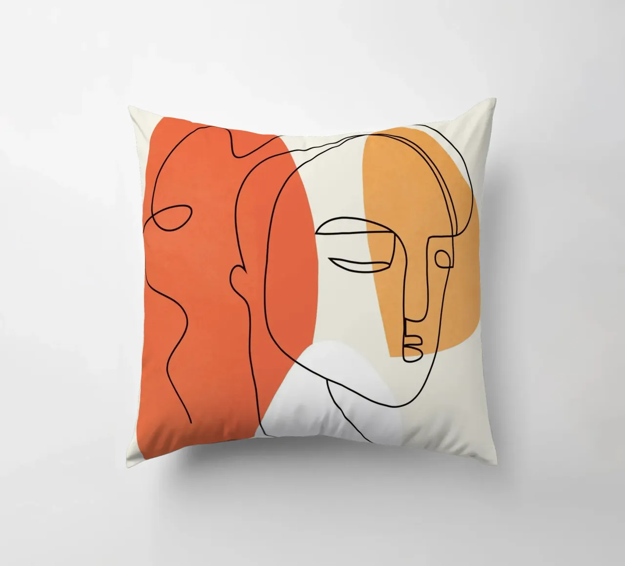 Abstract Faces 10 cuscino da cityart