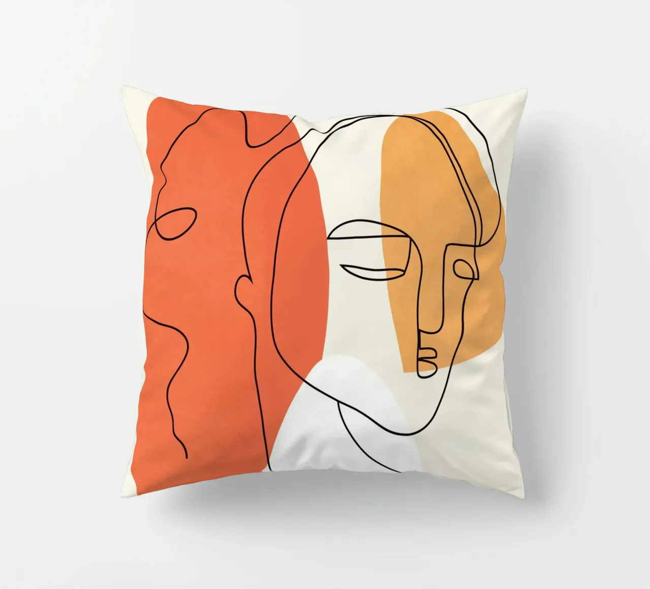Abstract Faces 10 cuscino da cityart