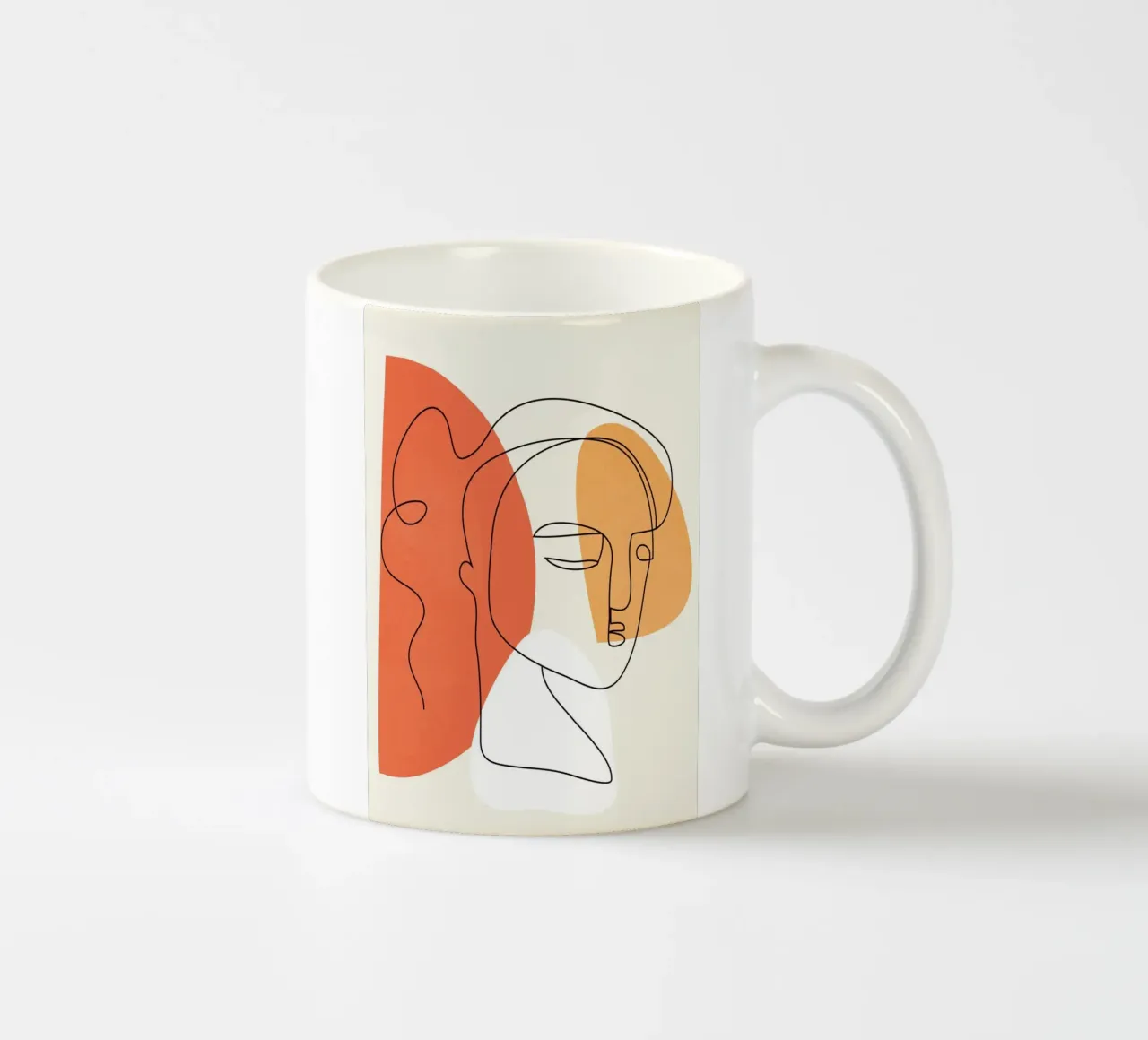 Abstract Faces 10 tazza in ceramica da cityart