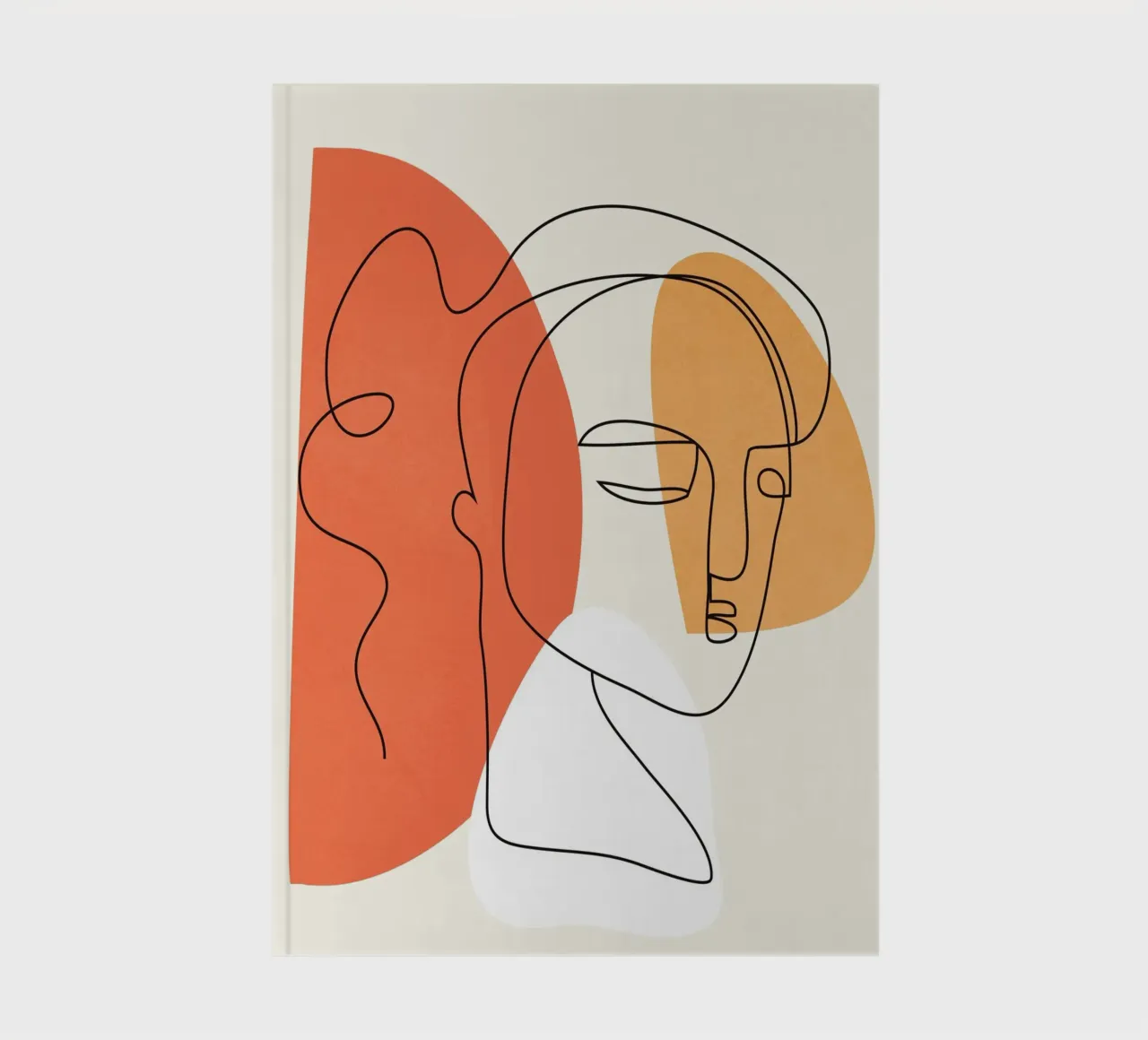 Abstract Faces 10 notebook by cityart