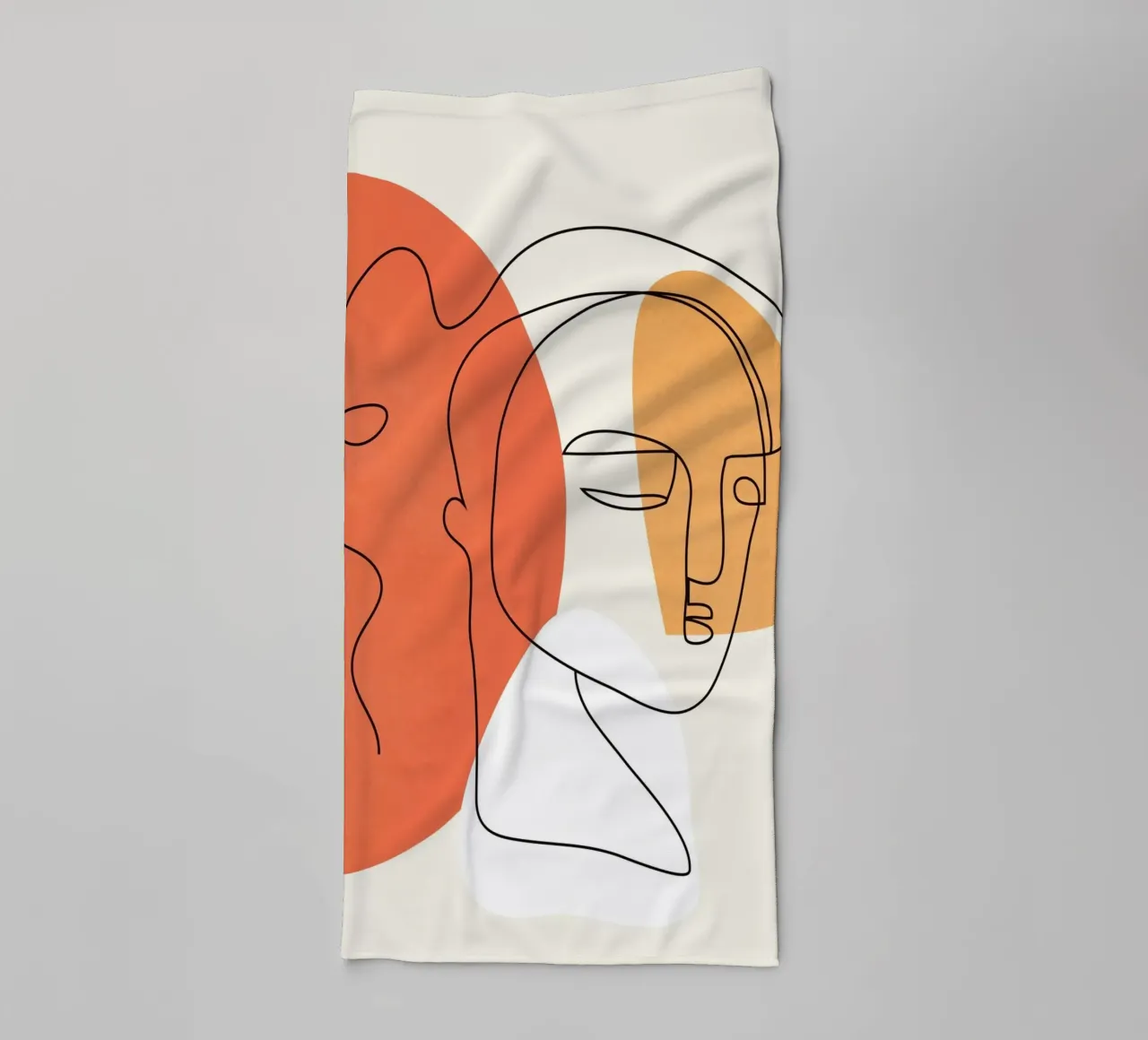 Abstract Faces 10 asciugamano da bagno da cityart