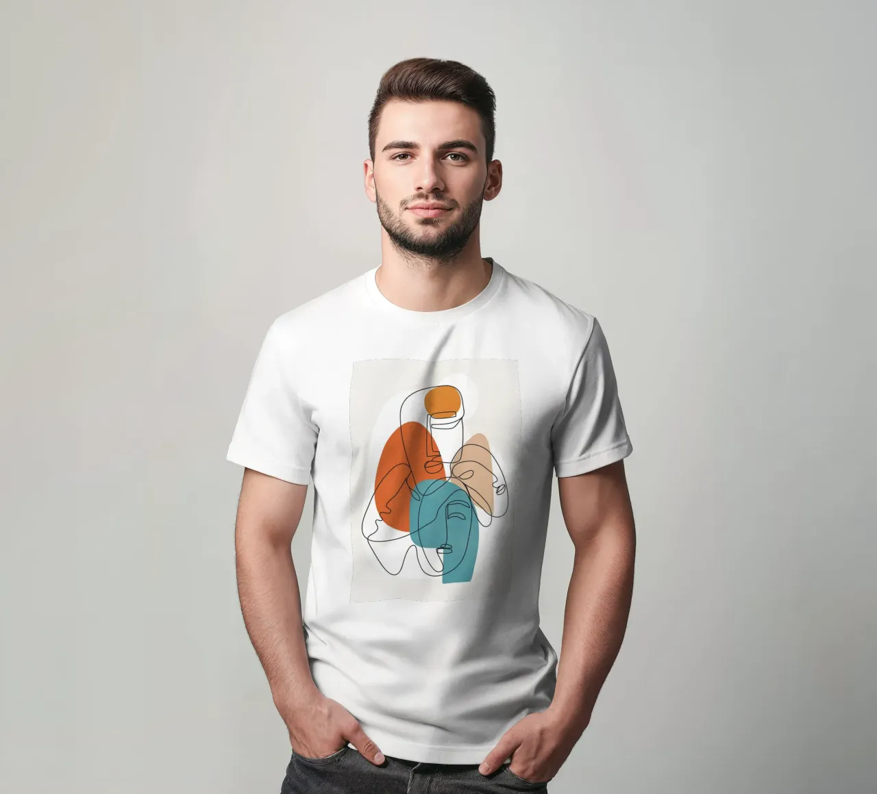Abstract Faces 11 t-shirt da cityart