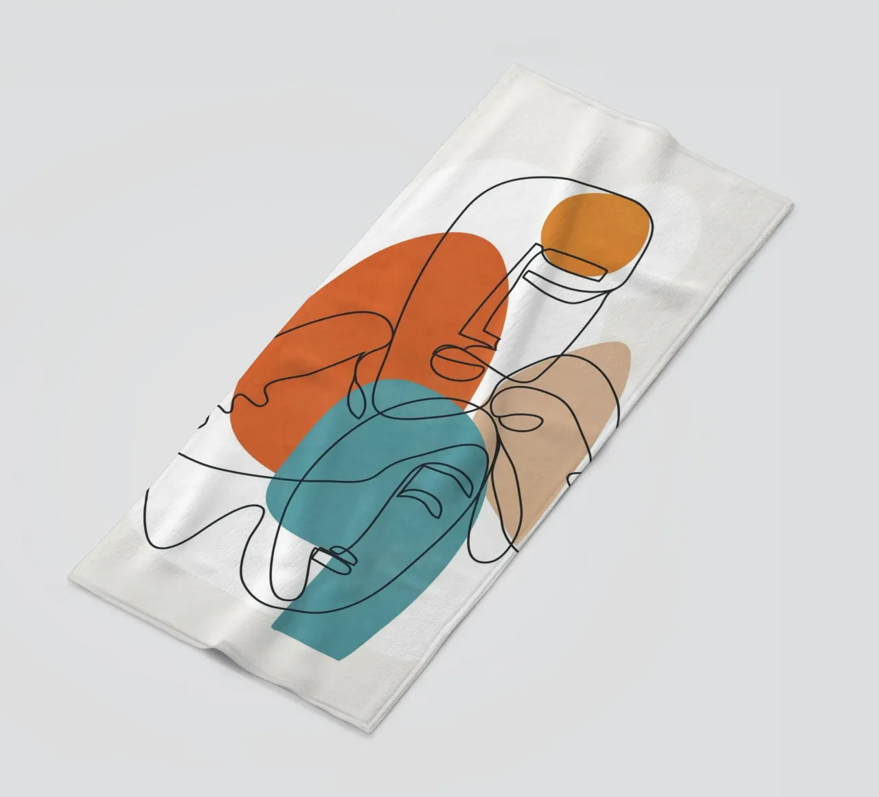 Abstract Faces 11 telo mare da cityart