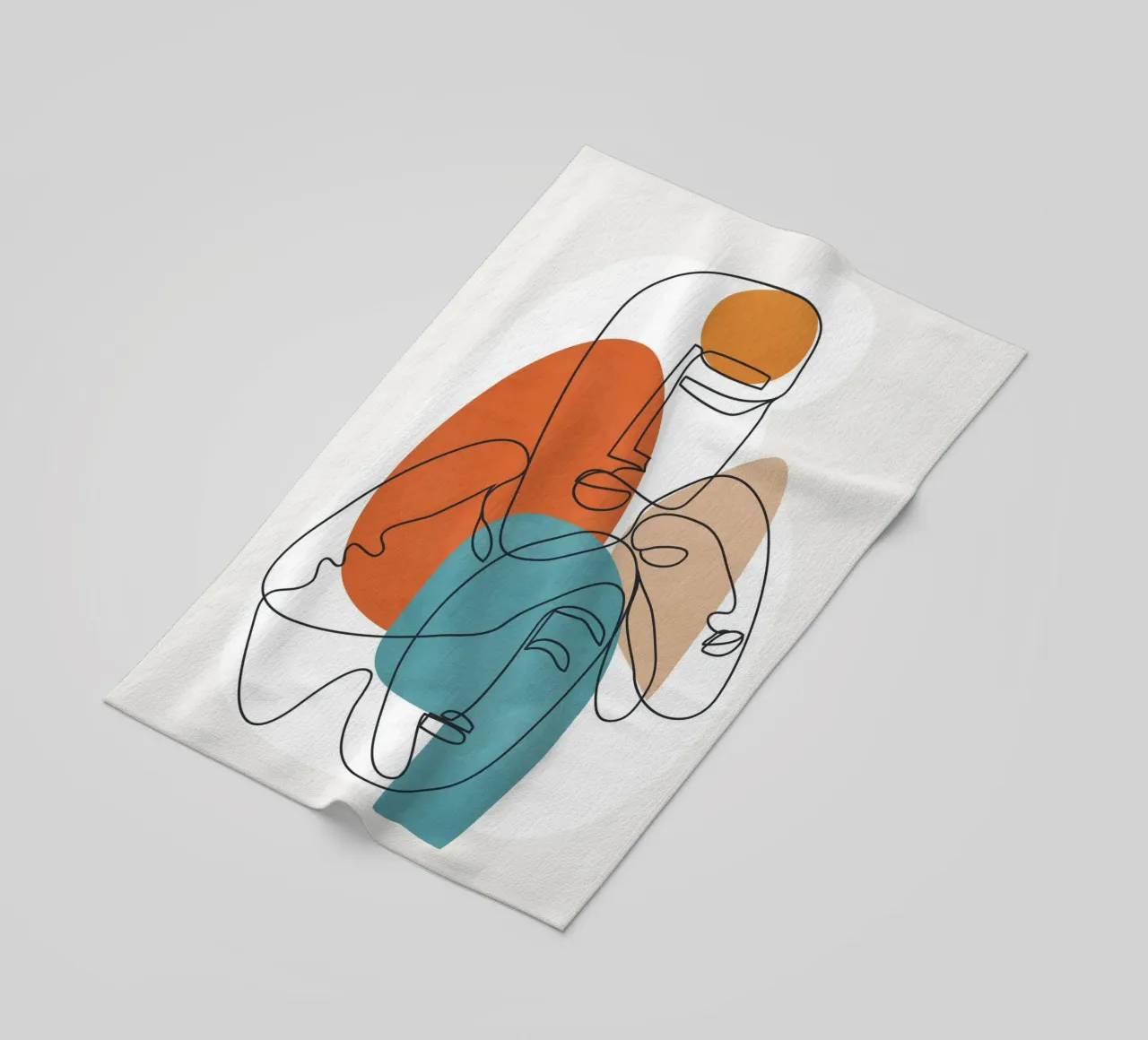 Abstract Faces 11 telo mare da cityart