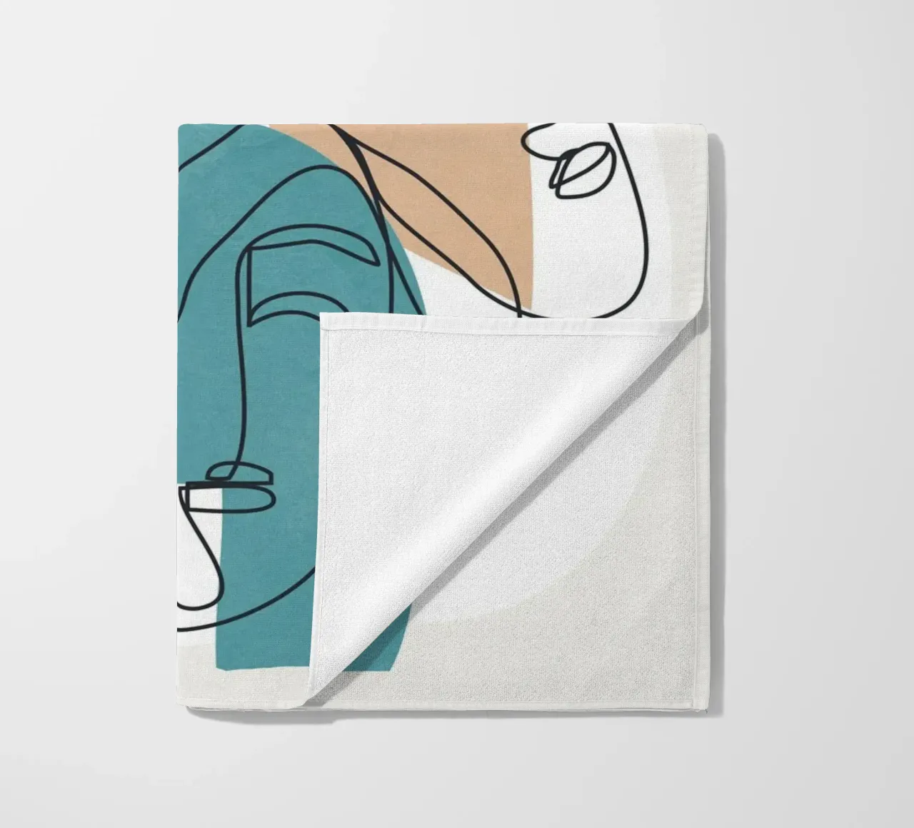 Abstract Faces 11 telo mare da cityart