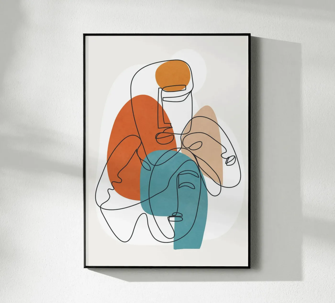 Abstract Faces 11 Acryl-Glas von cityart