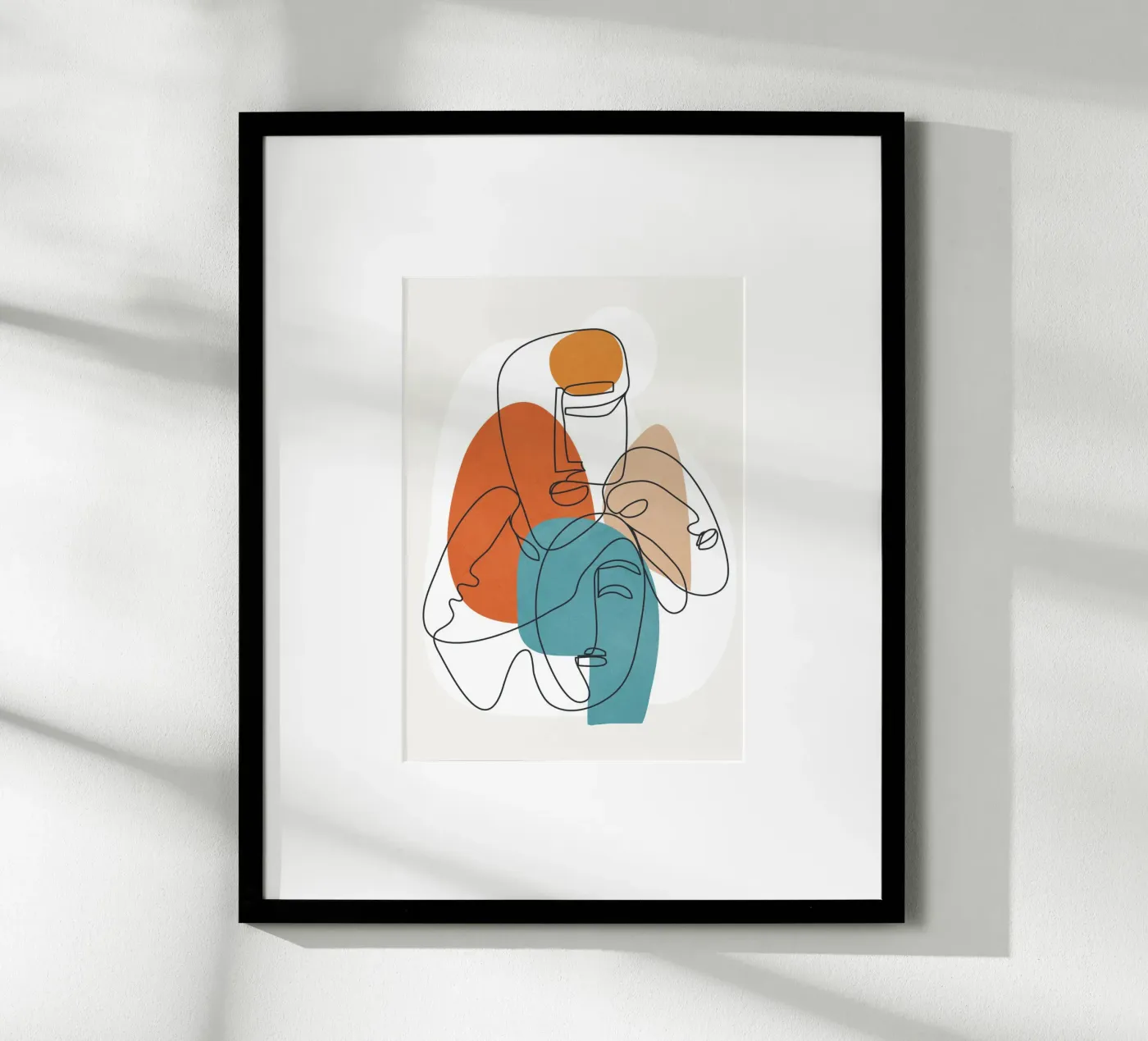 Abstract Faces 11 poster van cityart