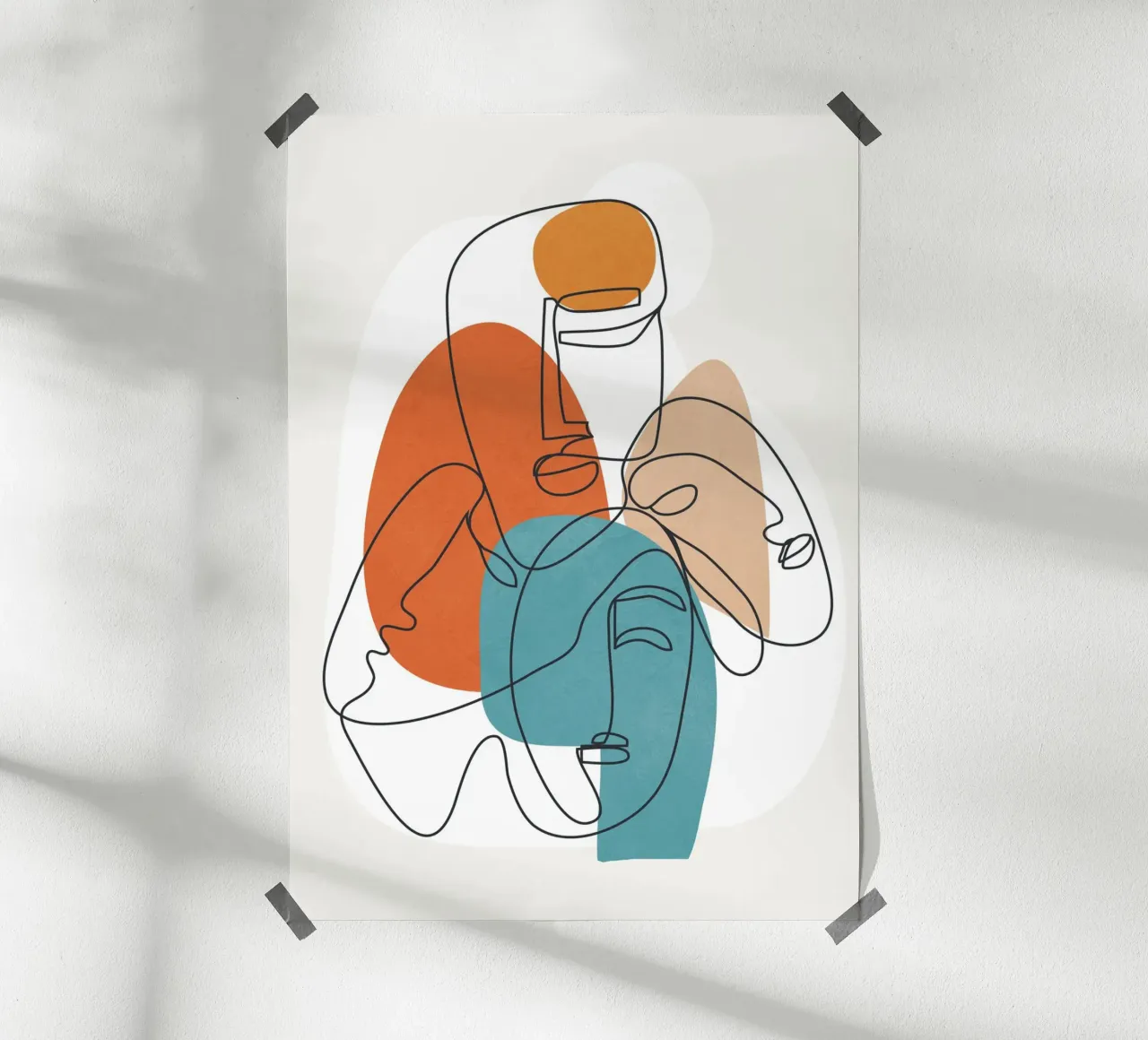 Abstract Faces 11 poster da cityart