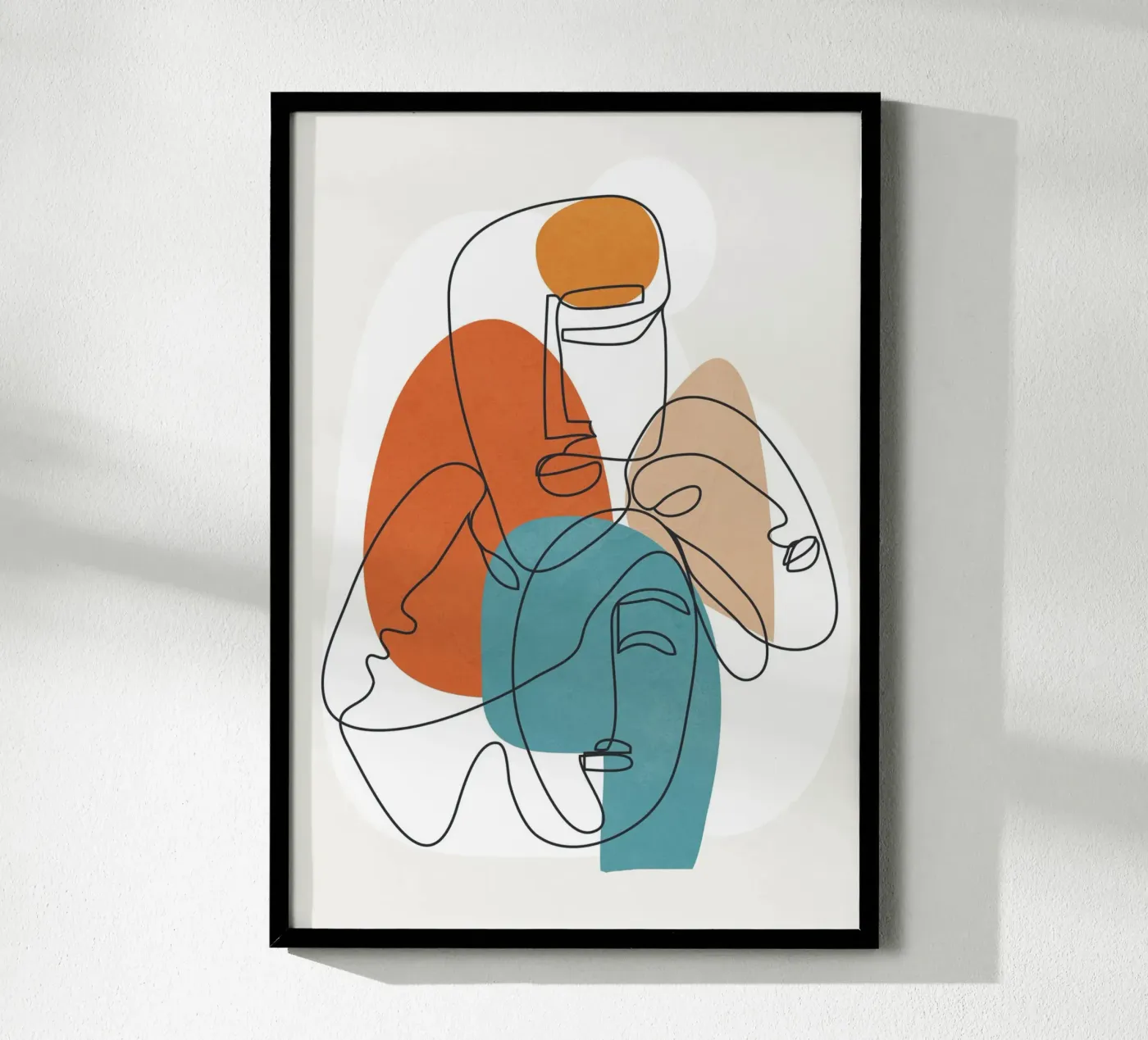 Abstract Faces 11 poster van cityart