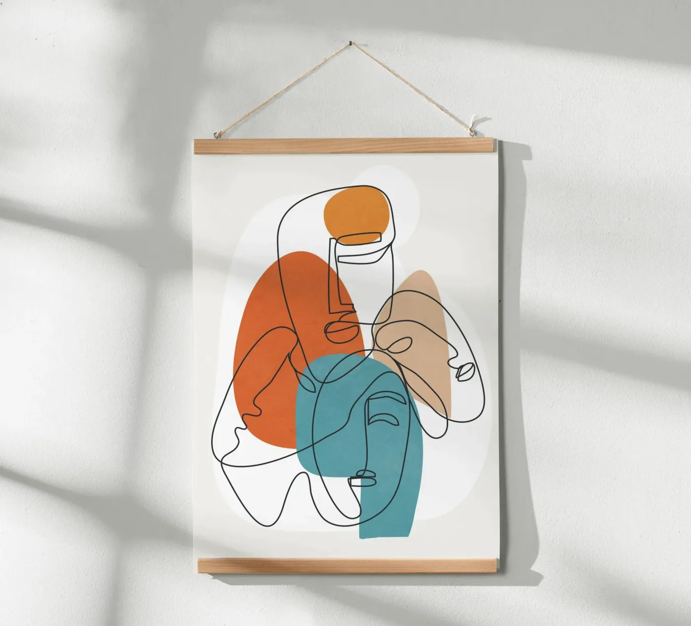 Abstract Faces 11 poster van cityart