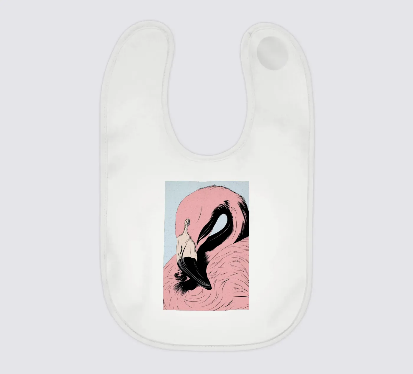 Flamingo Babylätzchen von Cranio Dsgn
