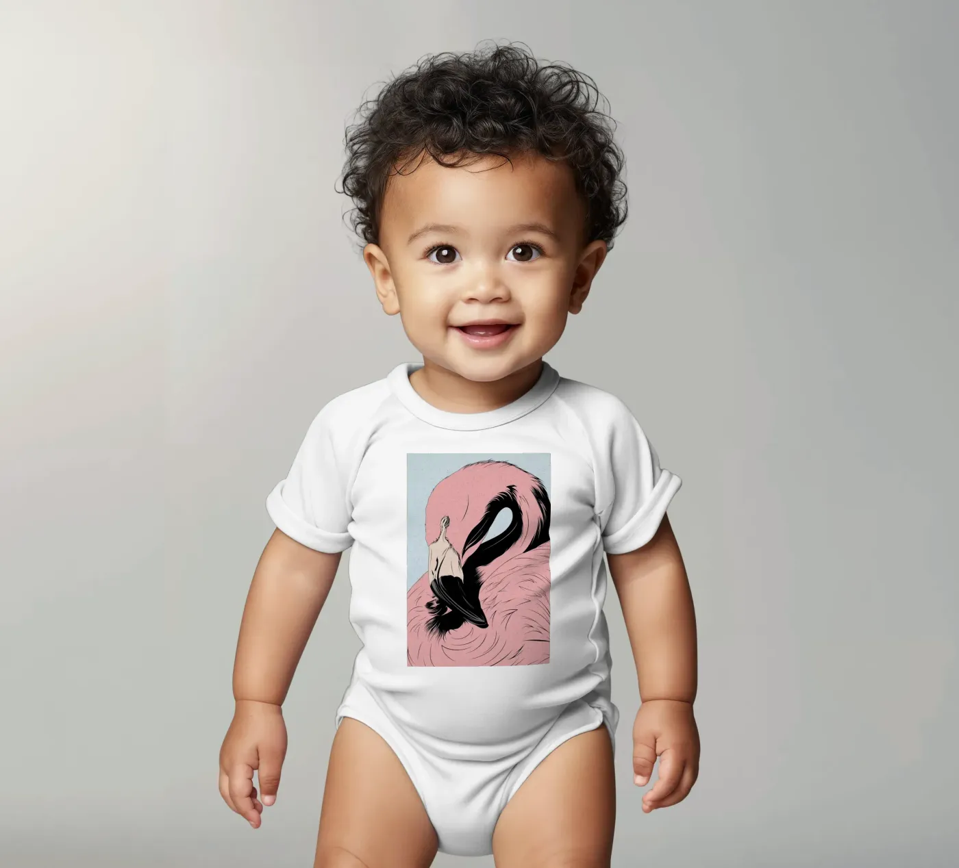 Flamant body bébé de Cranio Dsgn