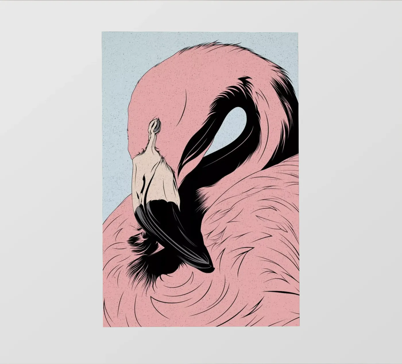 Flamingo pellicola backlit da Cranio Dsgn