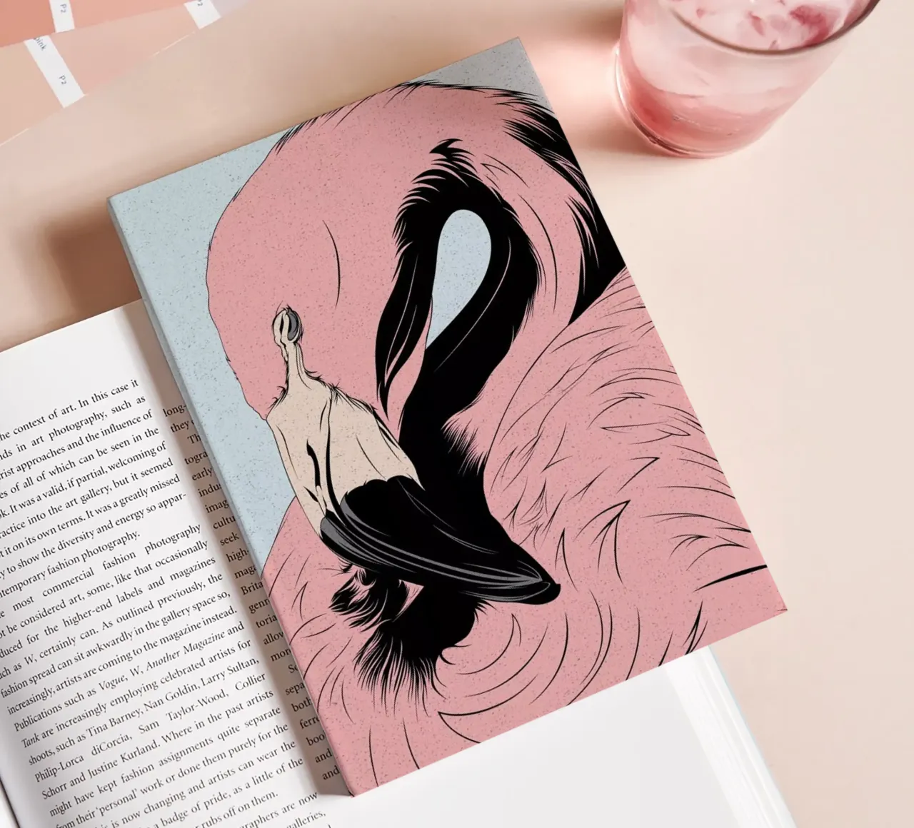Flamingo notebook by Cranio Dsgn