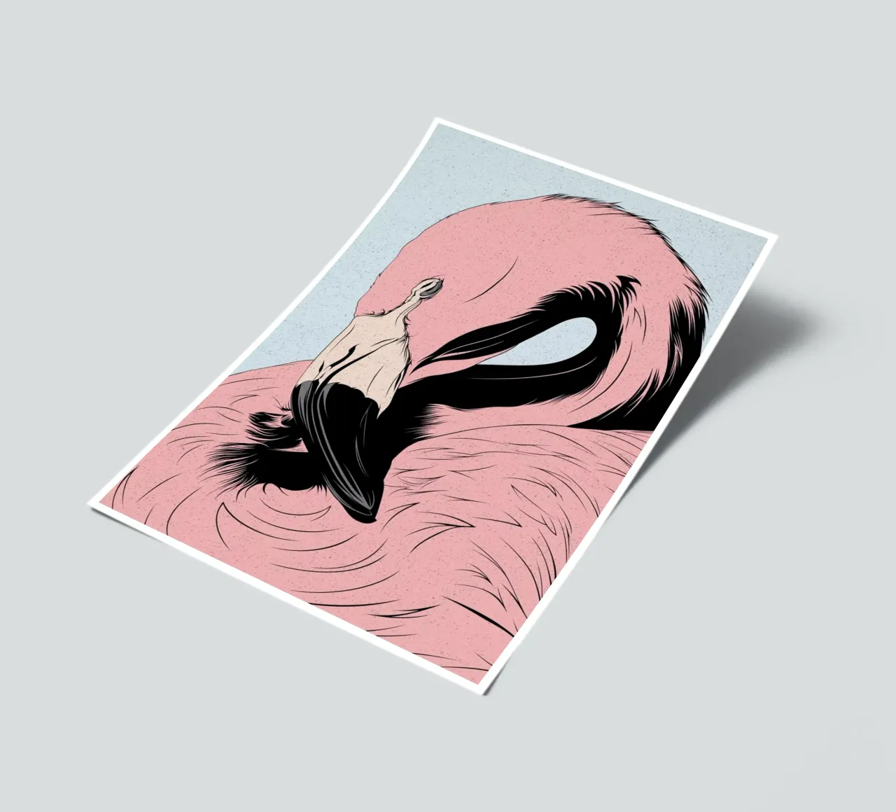 Flamingo sticker sheet by Cranio Dsgn