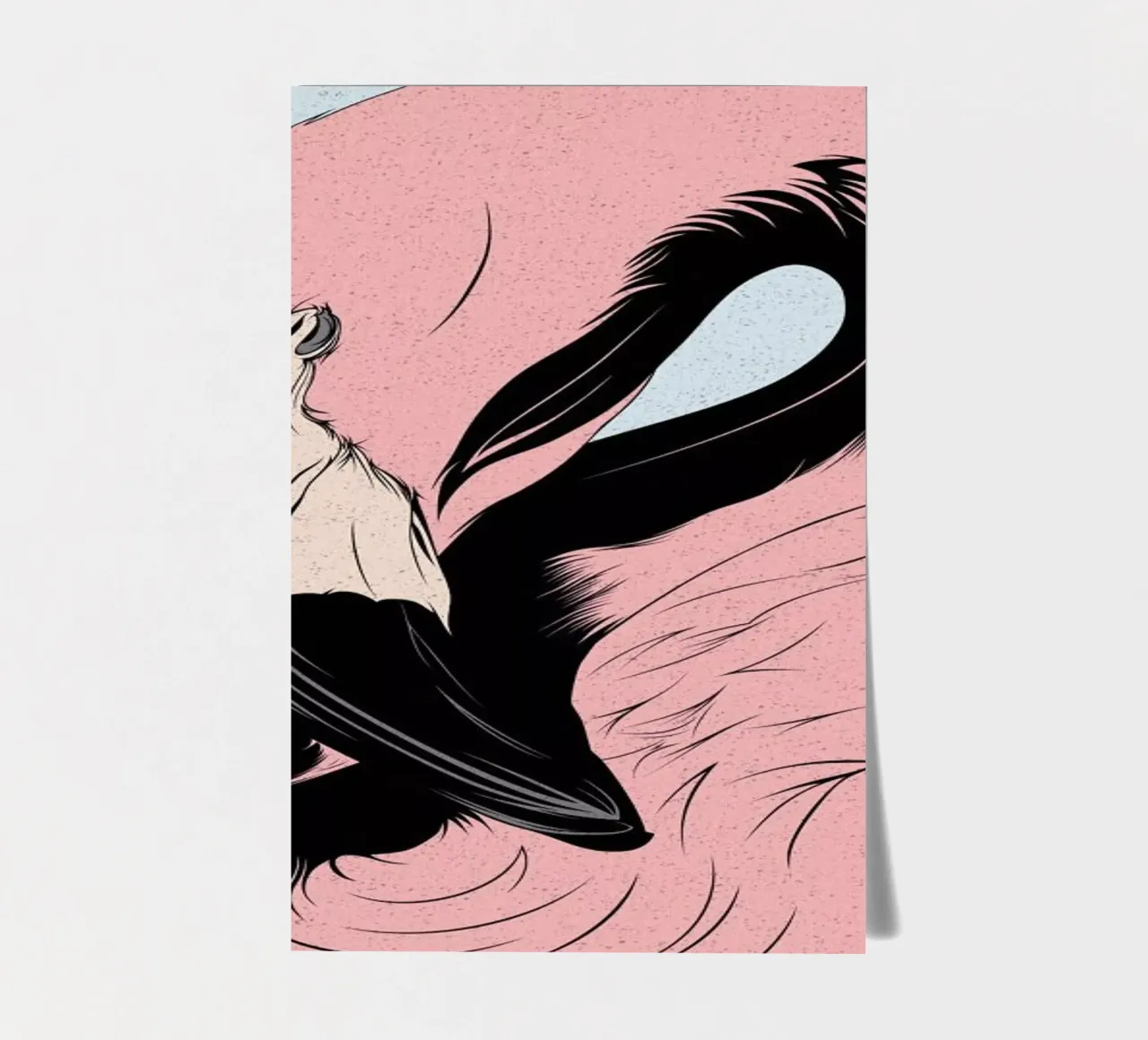 Flamingo sticker sheet by Cranio Dsgn