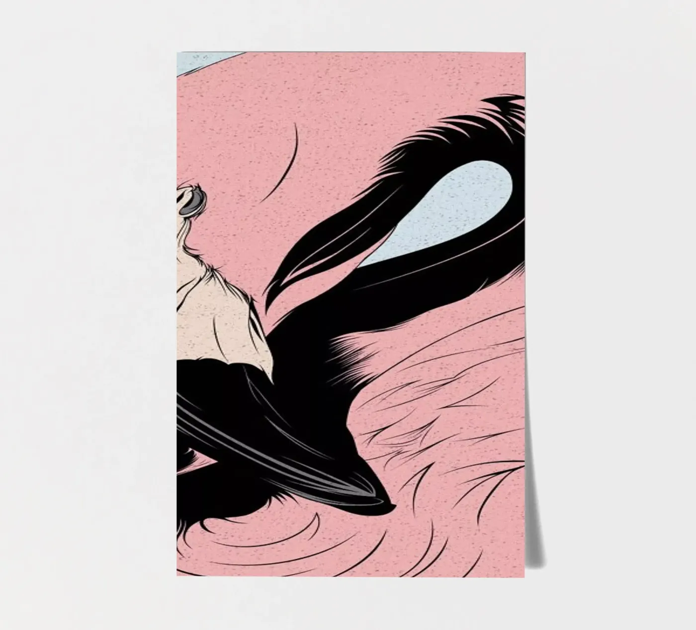 Flamingo sticker sheet by Cranio Dsgn