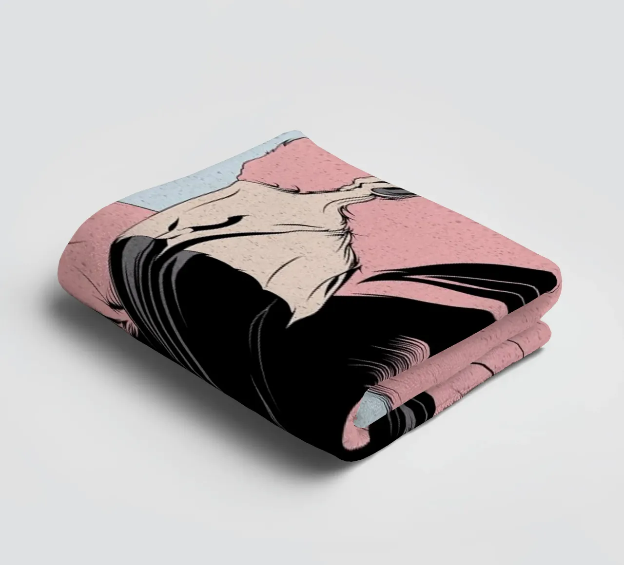 Flamingo towel by Cranio Dsgn