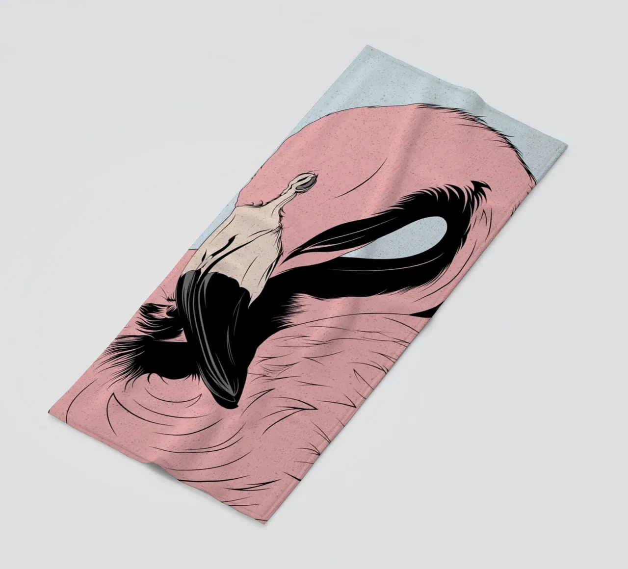 Fenicottero telo mare da Cranio Dsgn